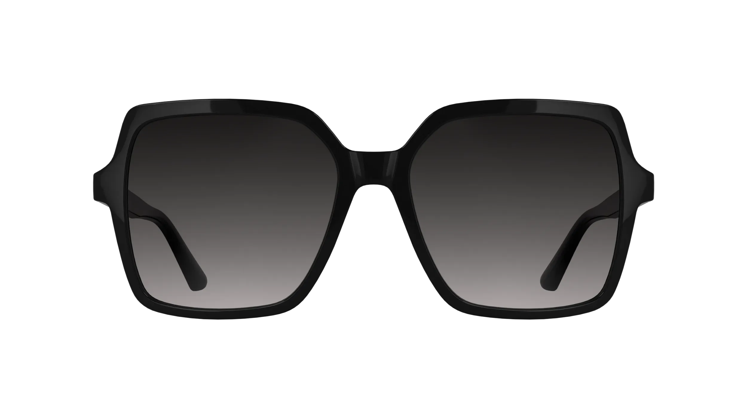Calvin Klein CK25537S 001 Occhiali da sole Bio-iniettato Nero Fumo Farfalla Normale - immagine 2