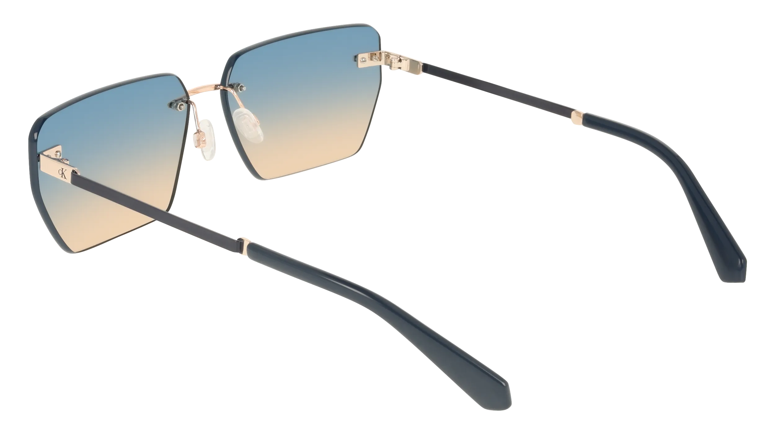 Calvin Klein CKJ25207S 726 Occhiali da sole Metallo Squadrata Normale - immagine 4