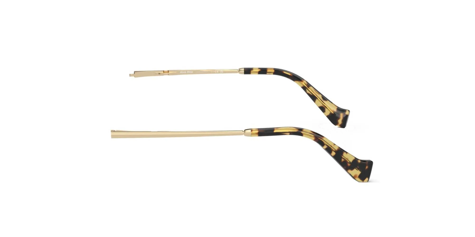 Miu Miu Miu Miu Aste di ricambio MU 52YS Aste di ricambio Metallo Oro - immagine 2
