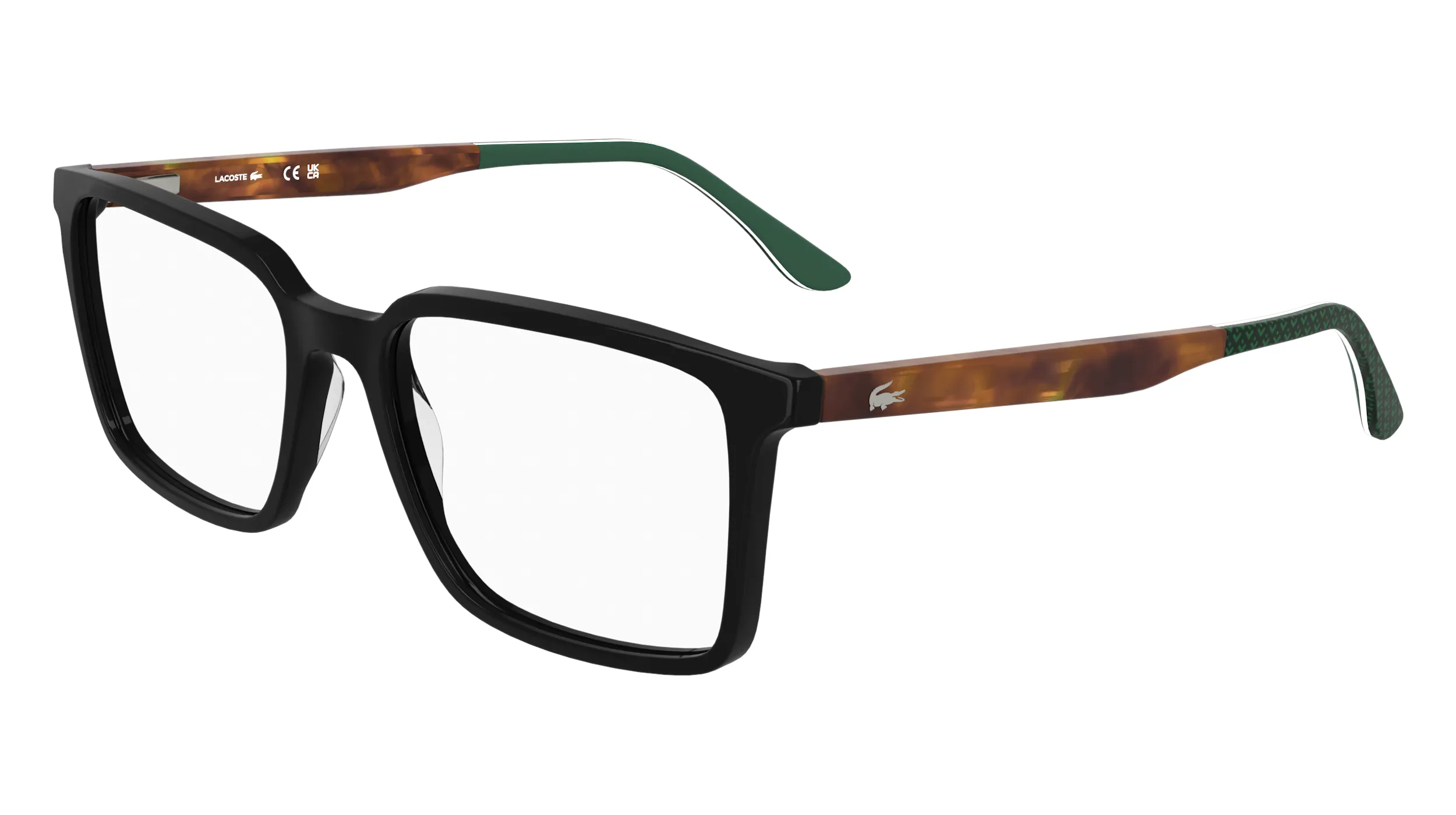 Lacoste L2992 001 Montature da vista Acetato Nero Squadrata Normale - immagine 1