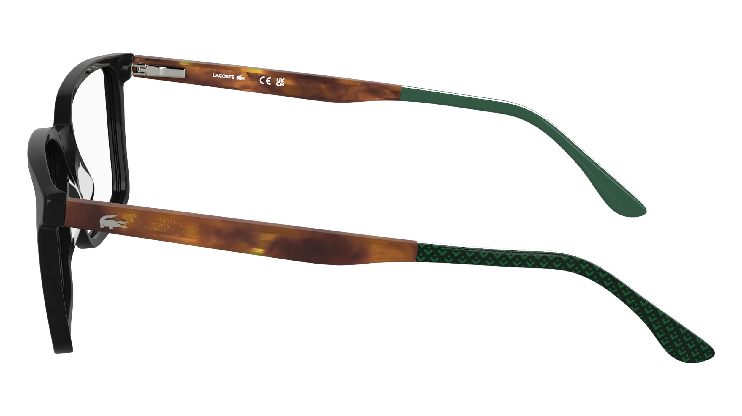 Lacoste L2992 001 Montature da vista Acetato Nero Squadrata Normale - immagine 3