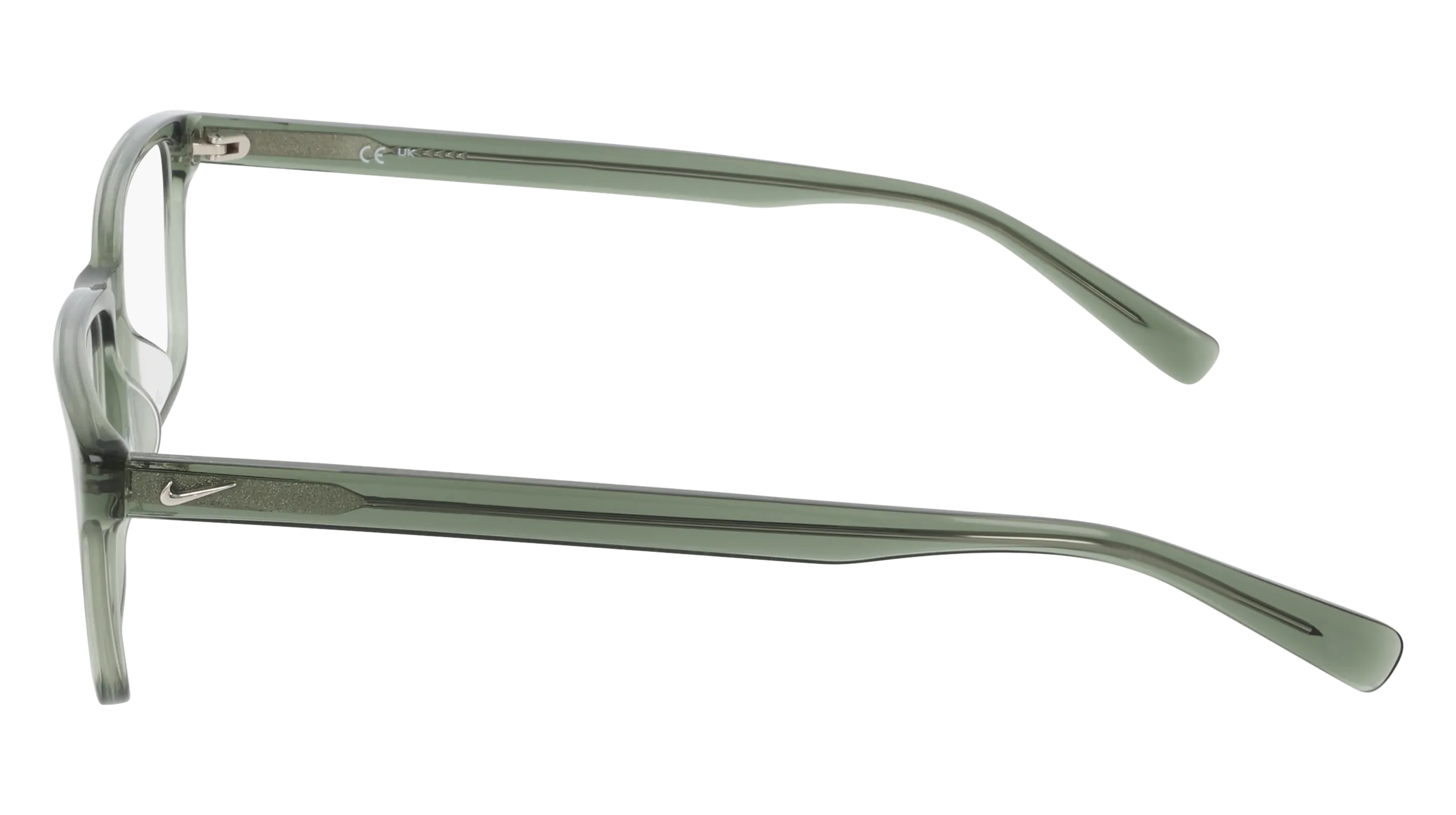 Nike NIKE 1001 311 Montature da vista Acetato Verde Squadrata Normale - immagine 3