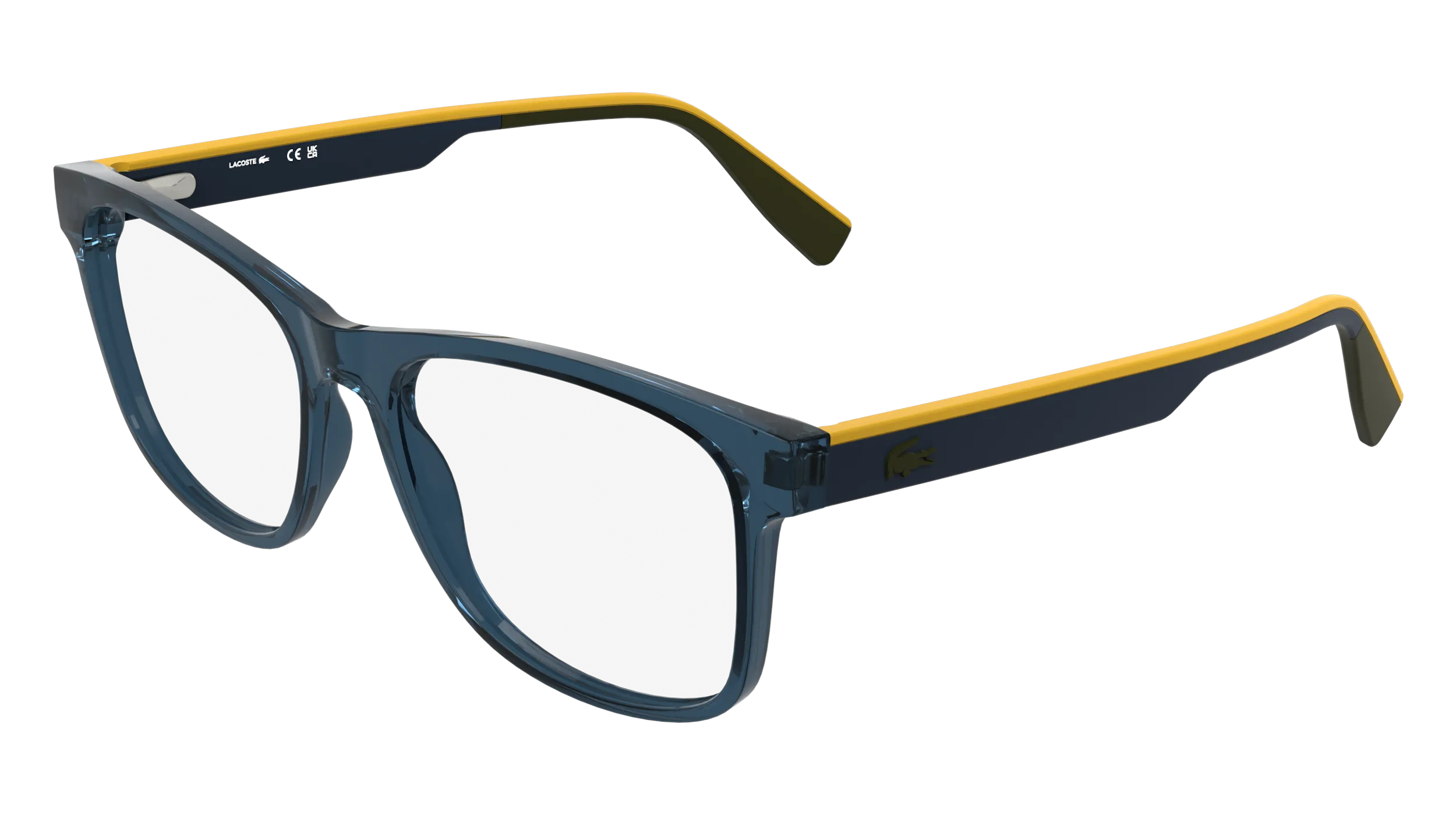 Lacoste L4004 410 Montature da vista Bio-iniettato Blu Squadrata Normale - immagine 1
