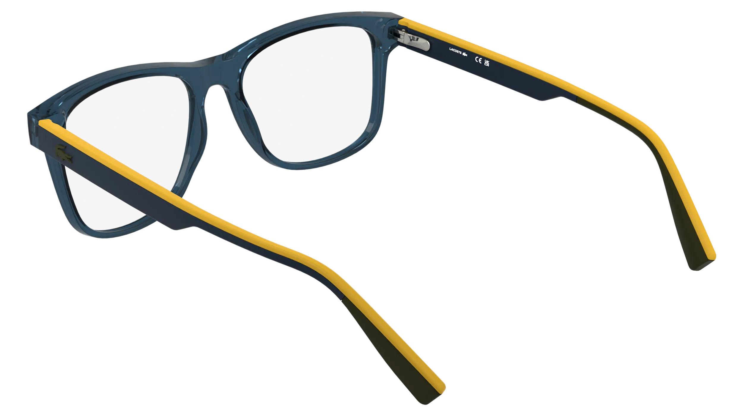 Lacoste L4004 410 Montature da vista Bio-iniettato Blu Squadrata Normale - immagine 4