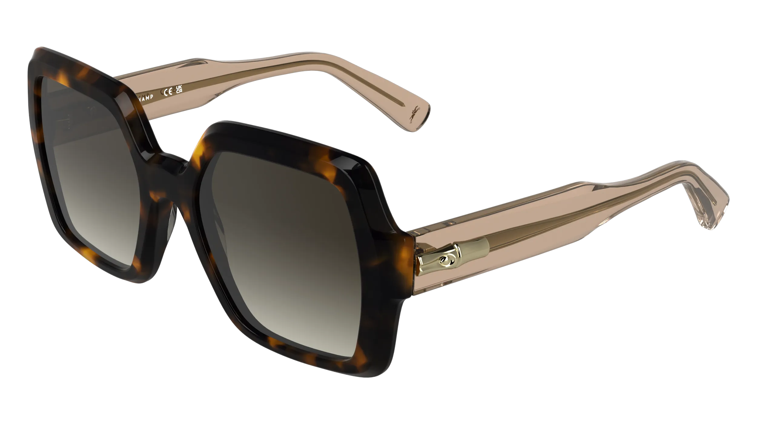 LONGCHAMP LO790S 231 Occhiali da sole Acetato Havana Squadrata Normale - immagine 1