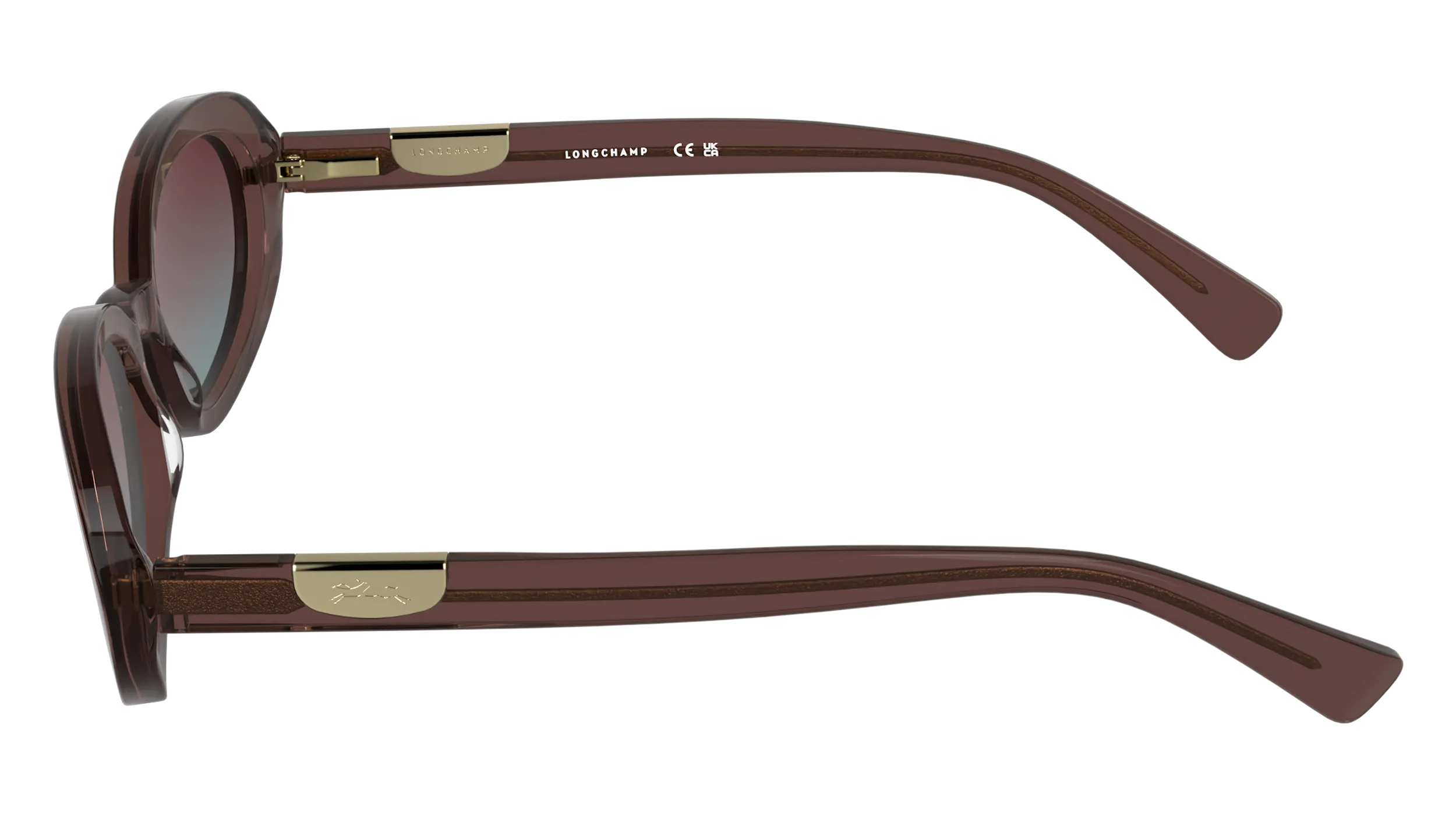 LONGCHAMP LO795S 612 Occhiali da sole Acetato Rotonda Normale - immagine 3
