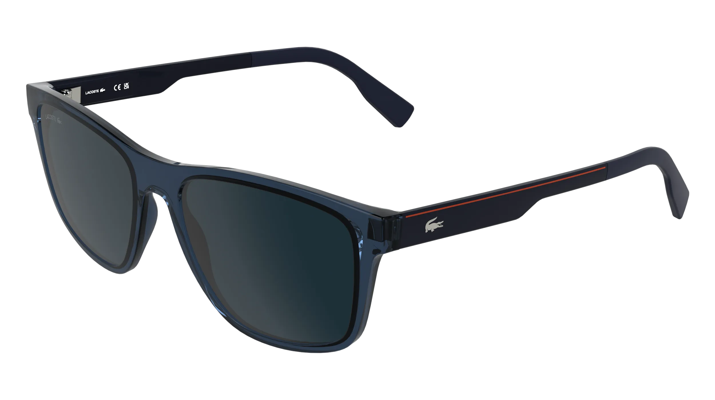 Lacoste L6078S 410 Occhiali da sole Bio-iniettato Blu Blu Squadrata Normale - immagine 1