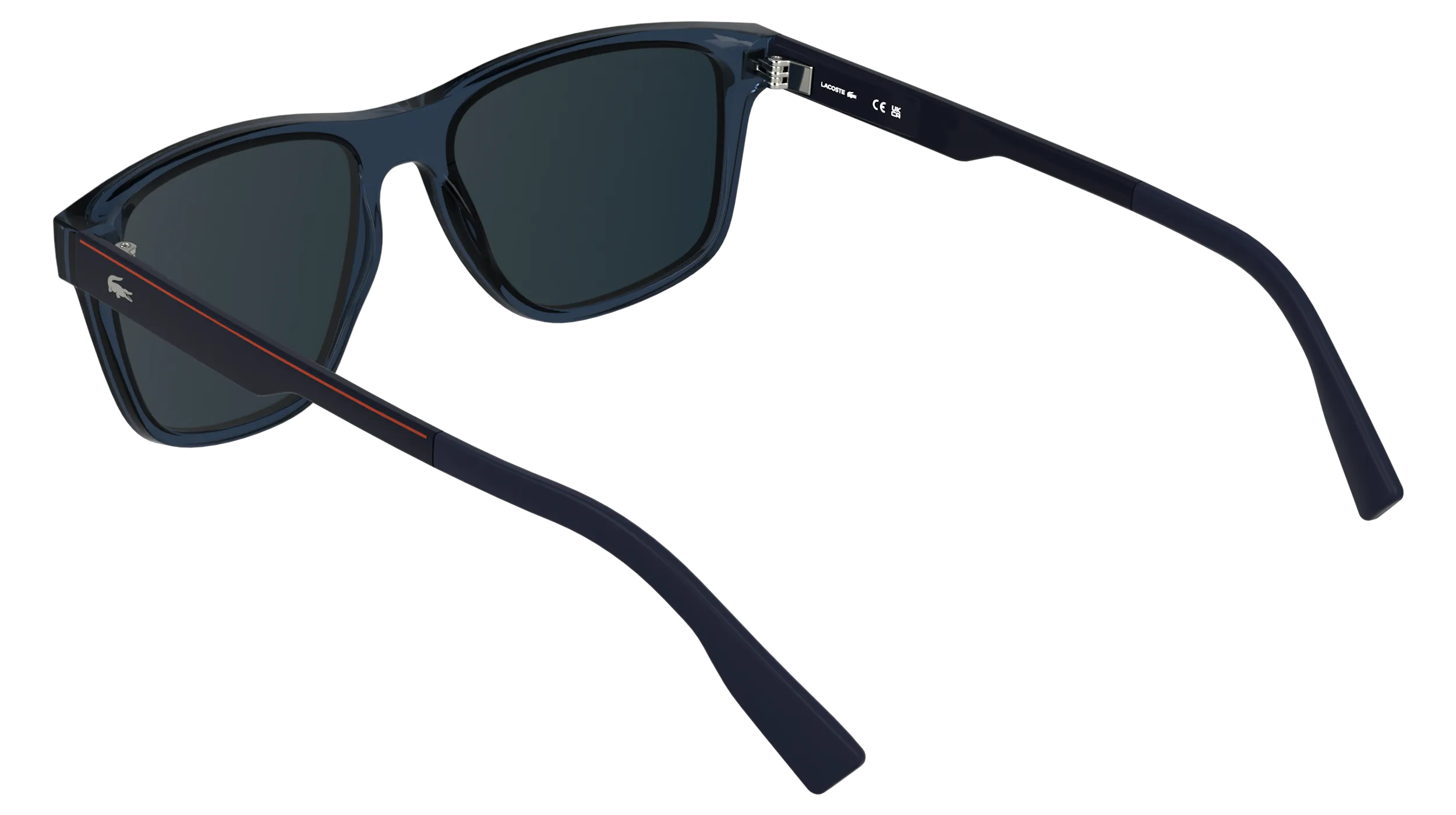 Lacoste L6078S 410 Occhiali da sole Bio-iniettato Blu Blu Squadrata Normale - immagine 4