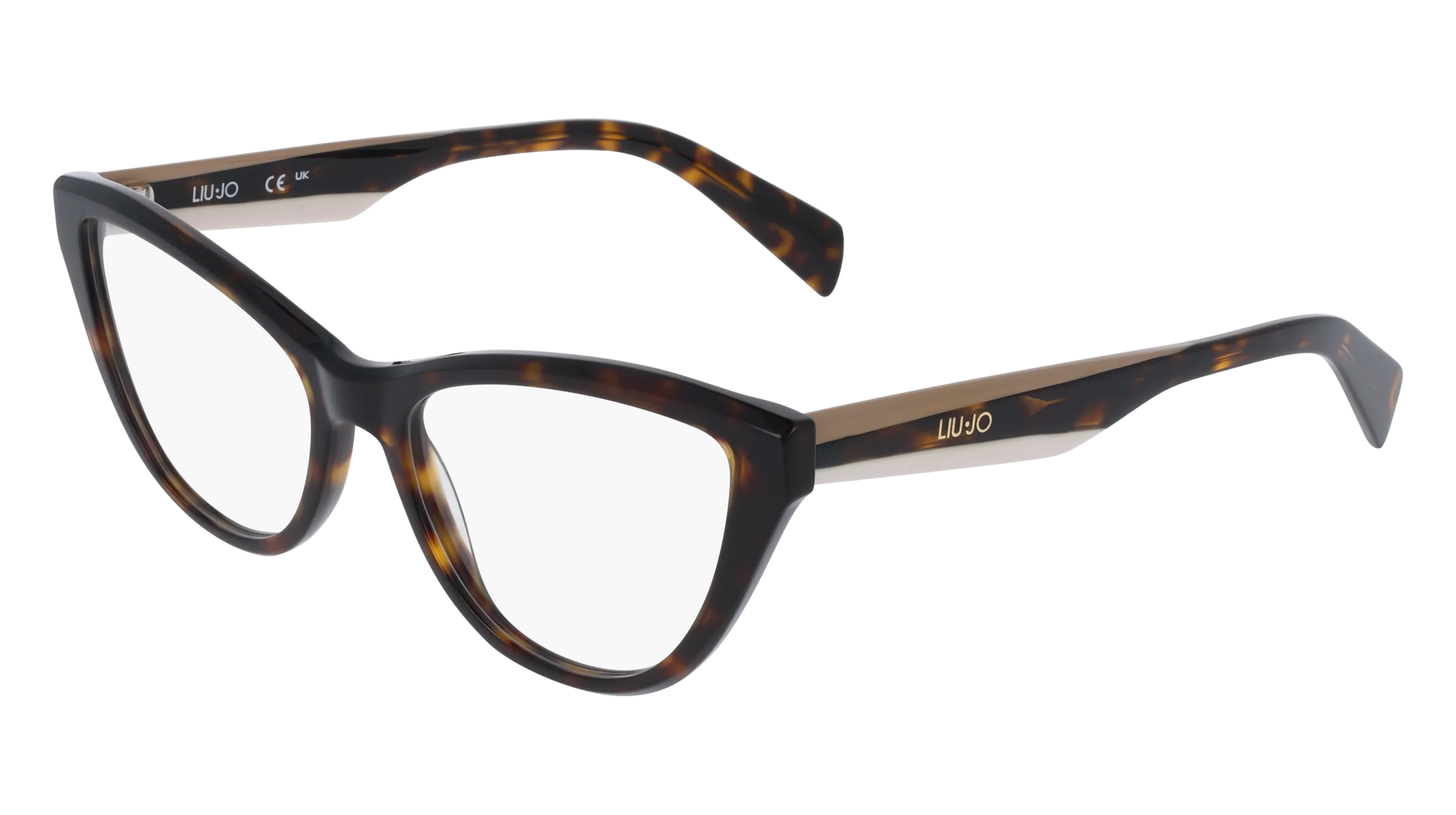 Liu Jo LJ2824 242 Montature da vista Acetato Havana Cat Eye Normale - immagine 1
