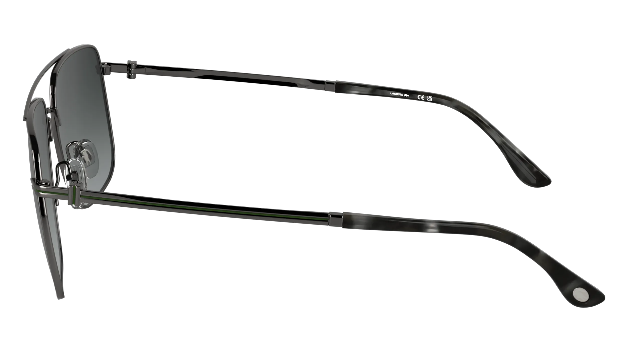 Lacoste L272S 035 Occhiali da sole Metallo Canna di fucile Squadrata Normale - immagine 3