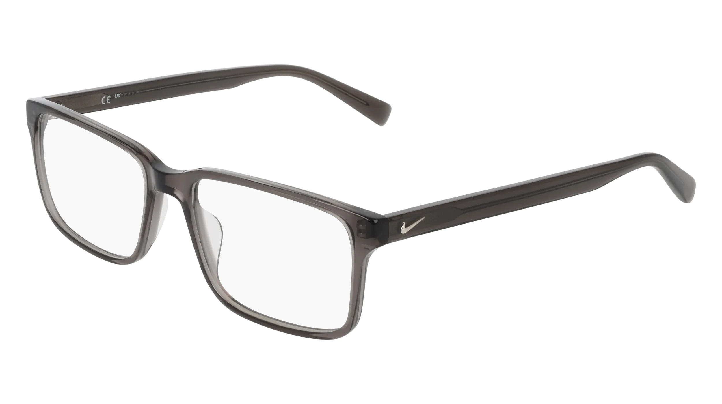Nike NIKE 1001 034 Montature da vista Acetato Grigio Squadrata Normale - immagine 1