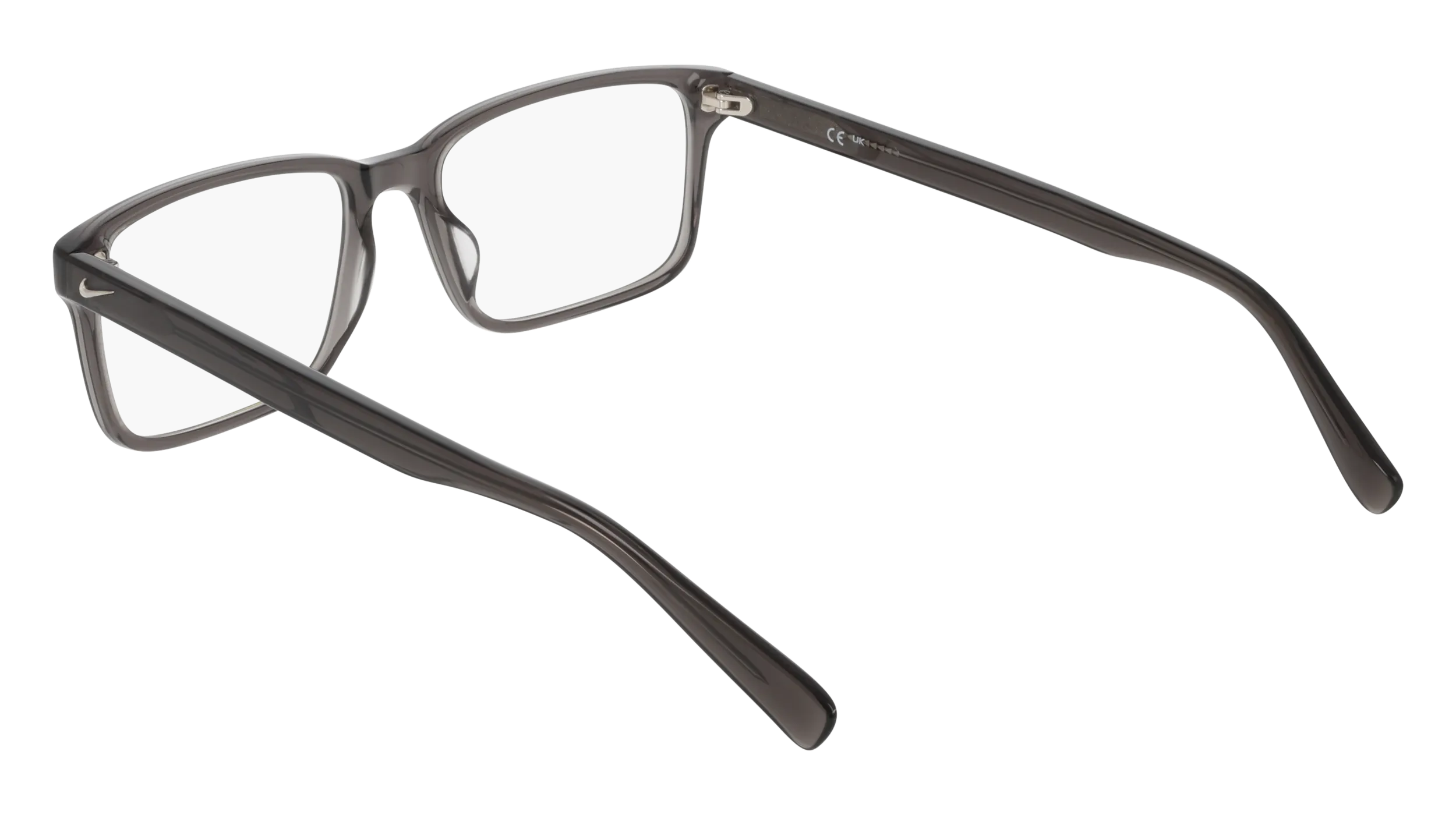 Nike NIKE 1001 034 Montature da vista Acetato Grigio Squadrata Normale - immagine 4