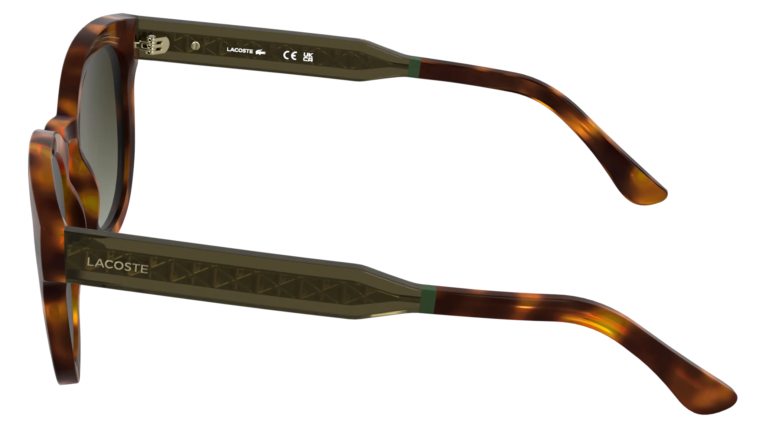 Lacoste L6070S 214 Occhiali da sole Bio-iniettato Havana Marrone Squadrata Normale - immagine 3