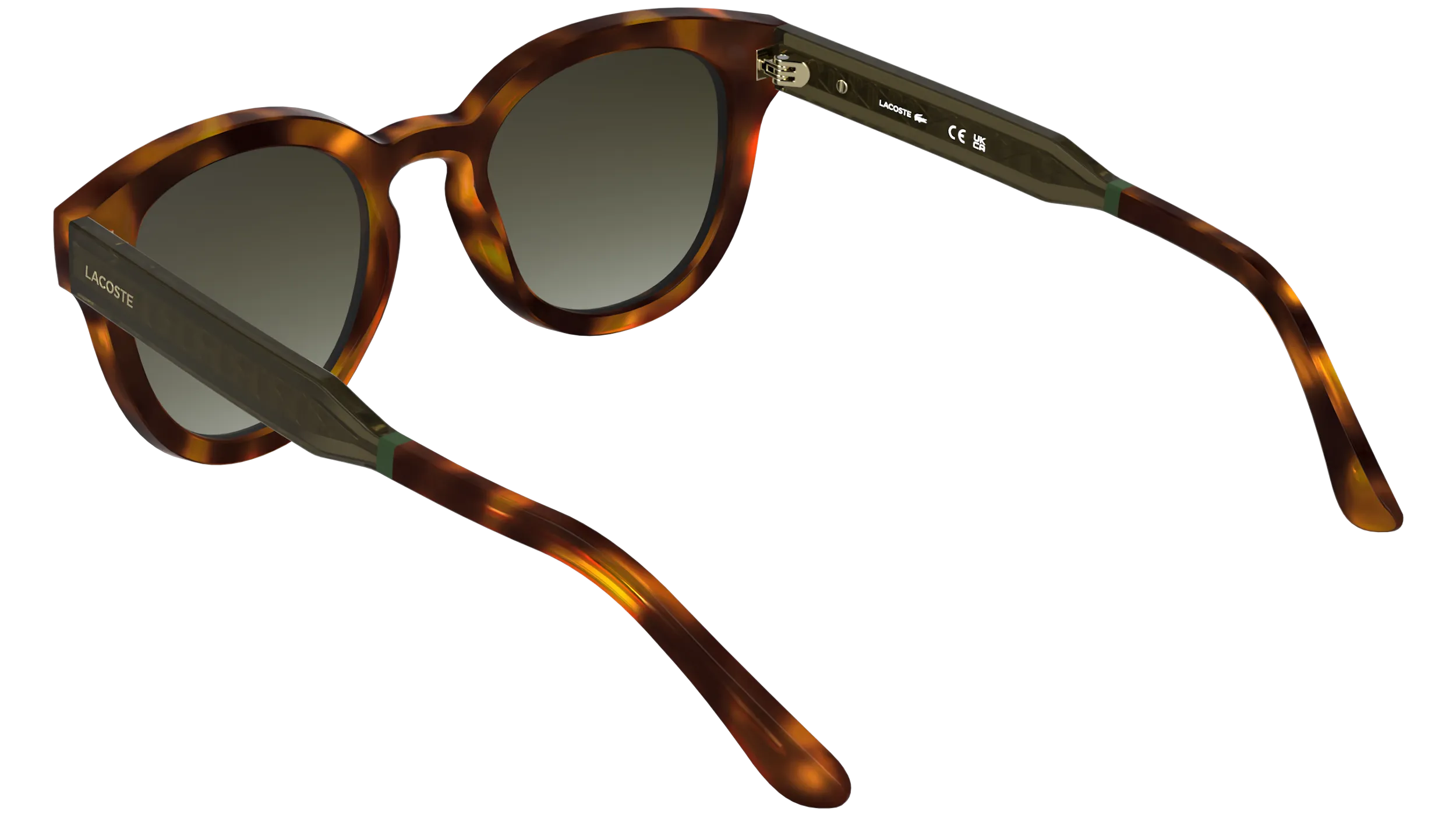 Lacoste L6070S 214 Occhiali da sole Bio-iniettato Havana Marrone Squadrata Normale - immagine 4