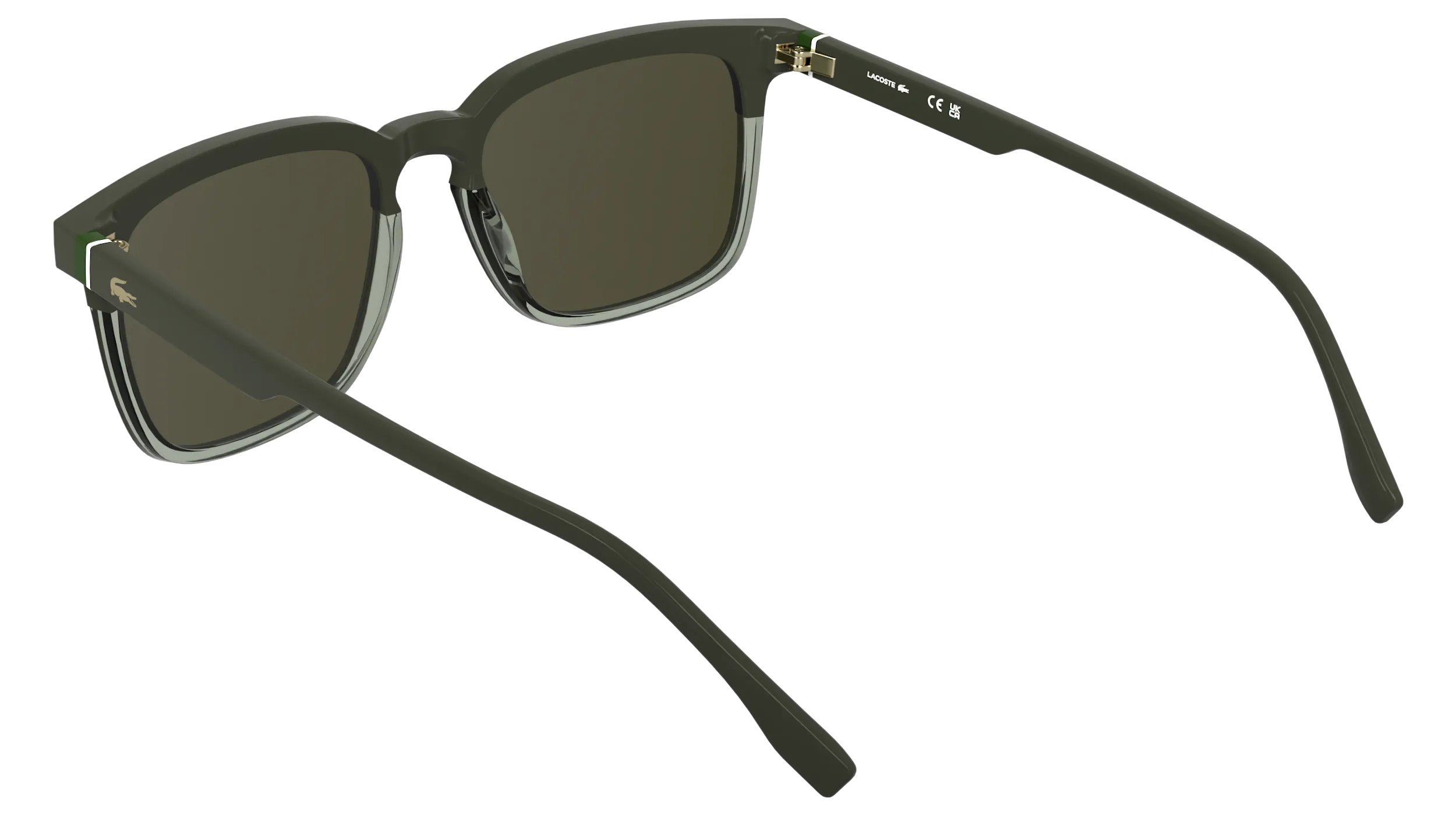 Lacoste L6074S 202 Occhiali da sole Bio-iniettato Marrone Squadrata Normale - immagine 4