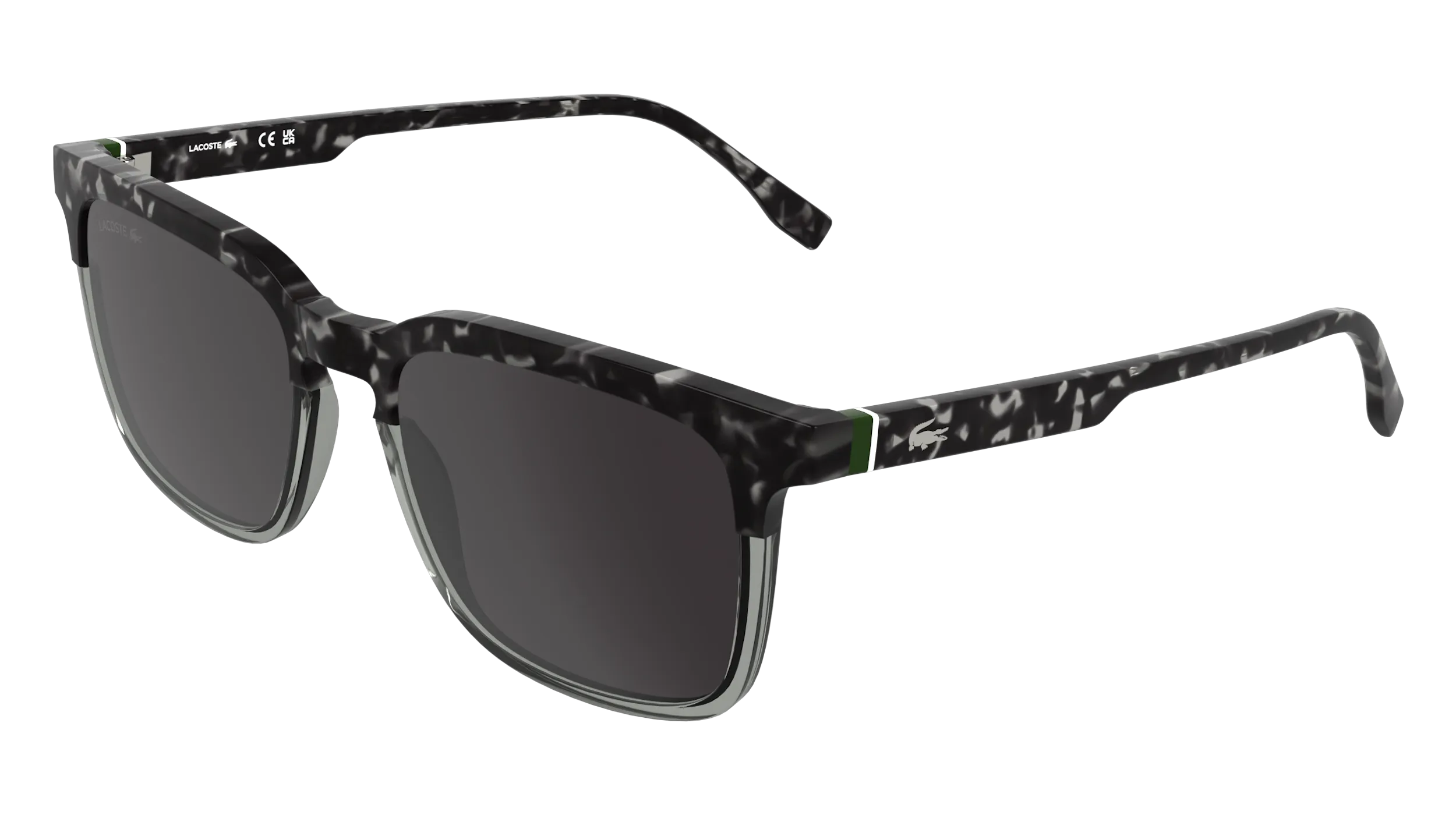 Lacoste L6074S 240 Occhiali da sole Bio-iniettato Grigio Squadrata Normale - immagine 1