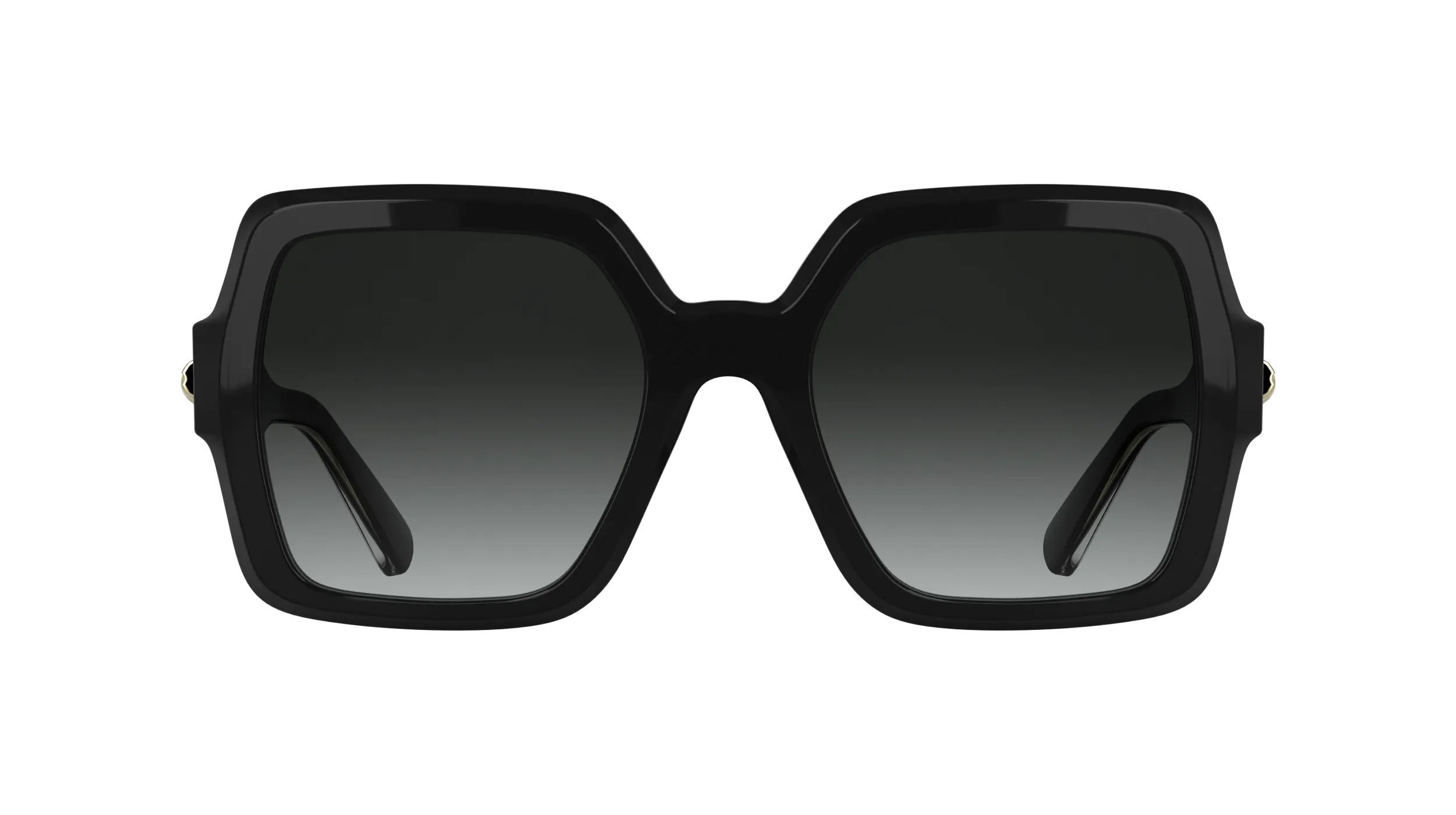 LONGCHAMP LO790S 001 Occhiali da sole Acetato Nero Squadrata Normale - immagine 2