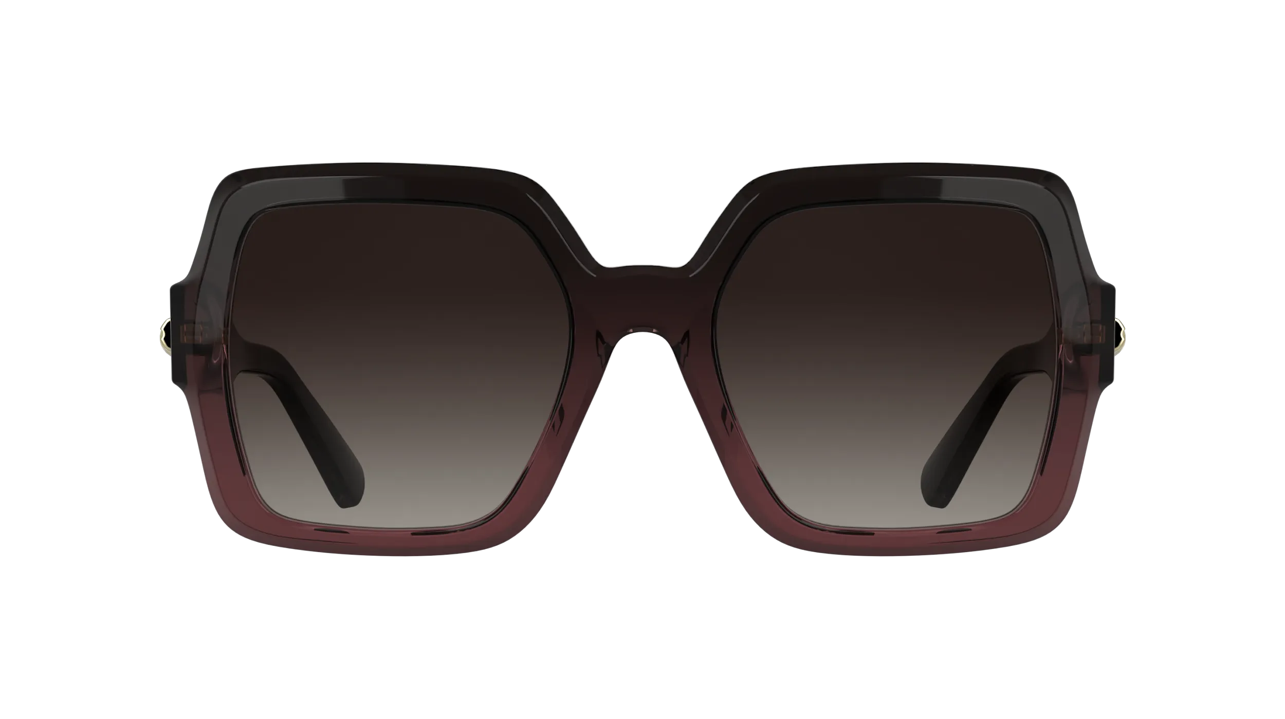 LONGCHAMP LO790S 604 Occhiali da sole Acetato Bordeaux Squadrata Normale - immagine 2