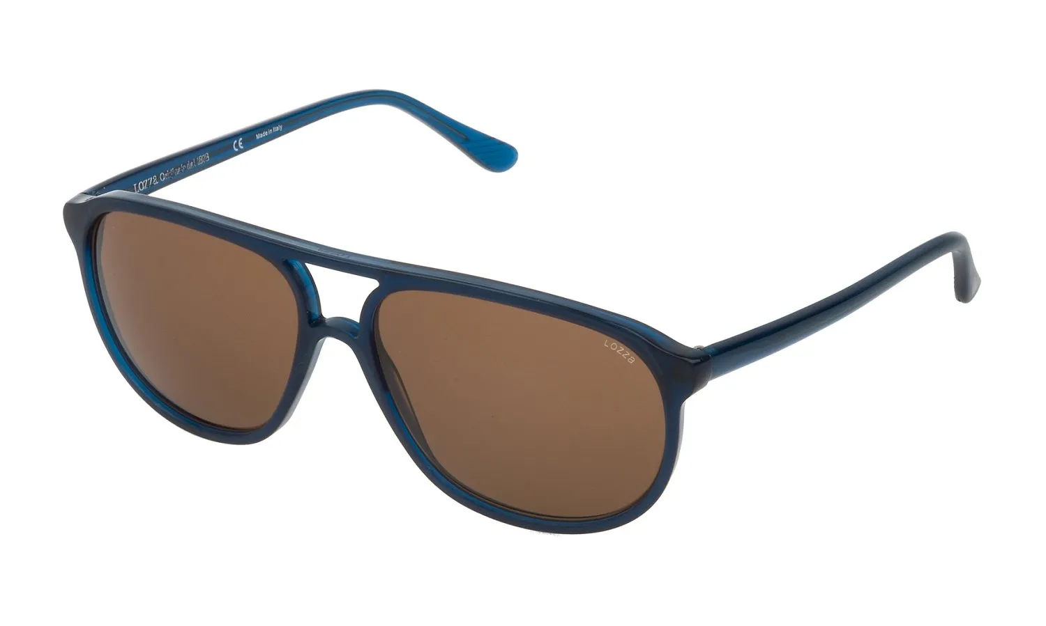 Lozza SL1827L ZILO SPORT T31M Occhiali da sole Acetato Blu Marrone Pilot Normale - immagine 1