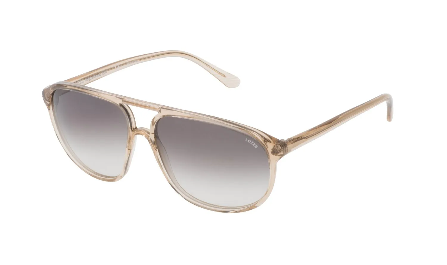 Lozza SL1827L ZILO SPORT 7T1L Occhiali da sole Acetato Beige Fumo Pilot Normale Sfumato - immagine 1