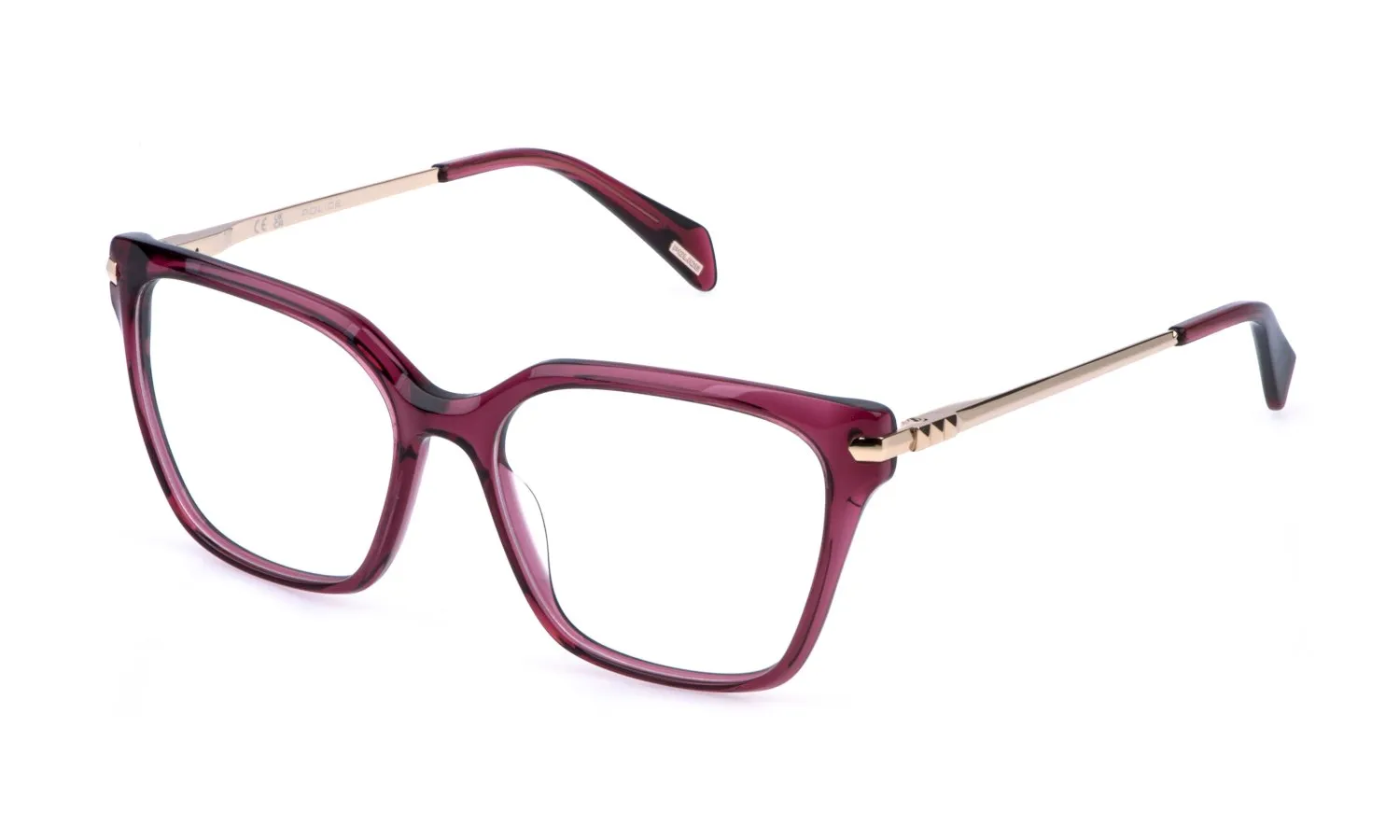 Police VPLT04 STARGAZER 1 0D66 Montature da vista Acetato Viola Farfalla - immagine 1