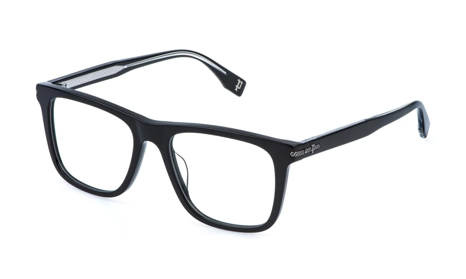 Police VPLR62 GRIND 4 700 Montature da vista Acetato Nero Squadrata - immagine 1