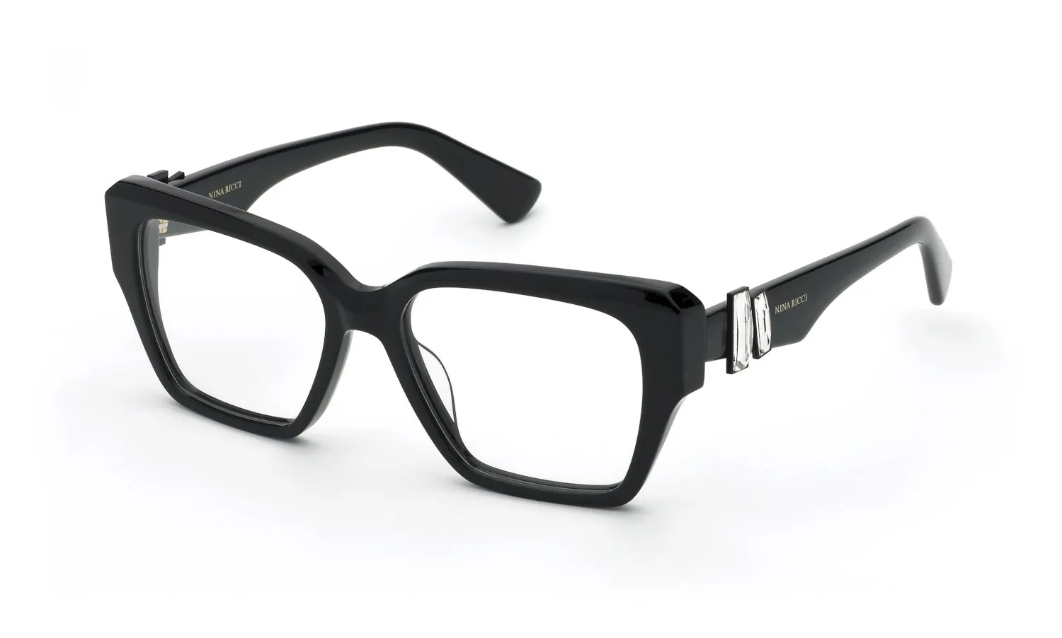 Nina Ricci VNR414S 700S Montature da vista Acetato Nero Squadrata - immagine 1