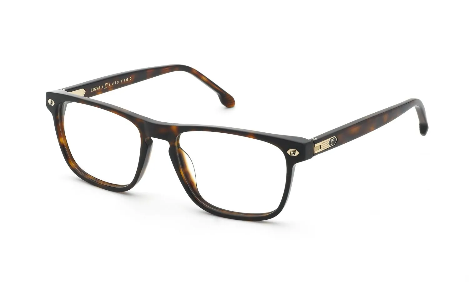 Lozza VL4413 714 Montature da vista Acetato Havana Squadrata - immagine 1
