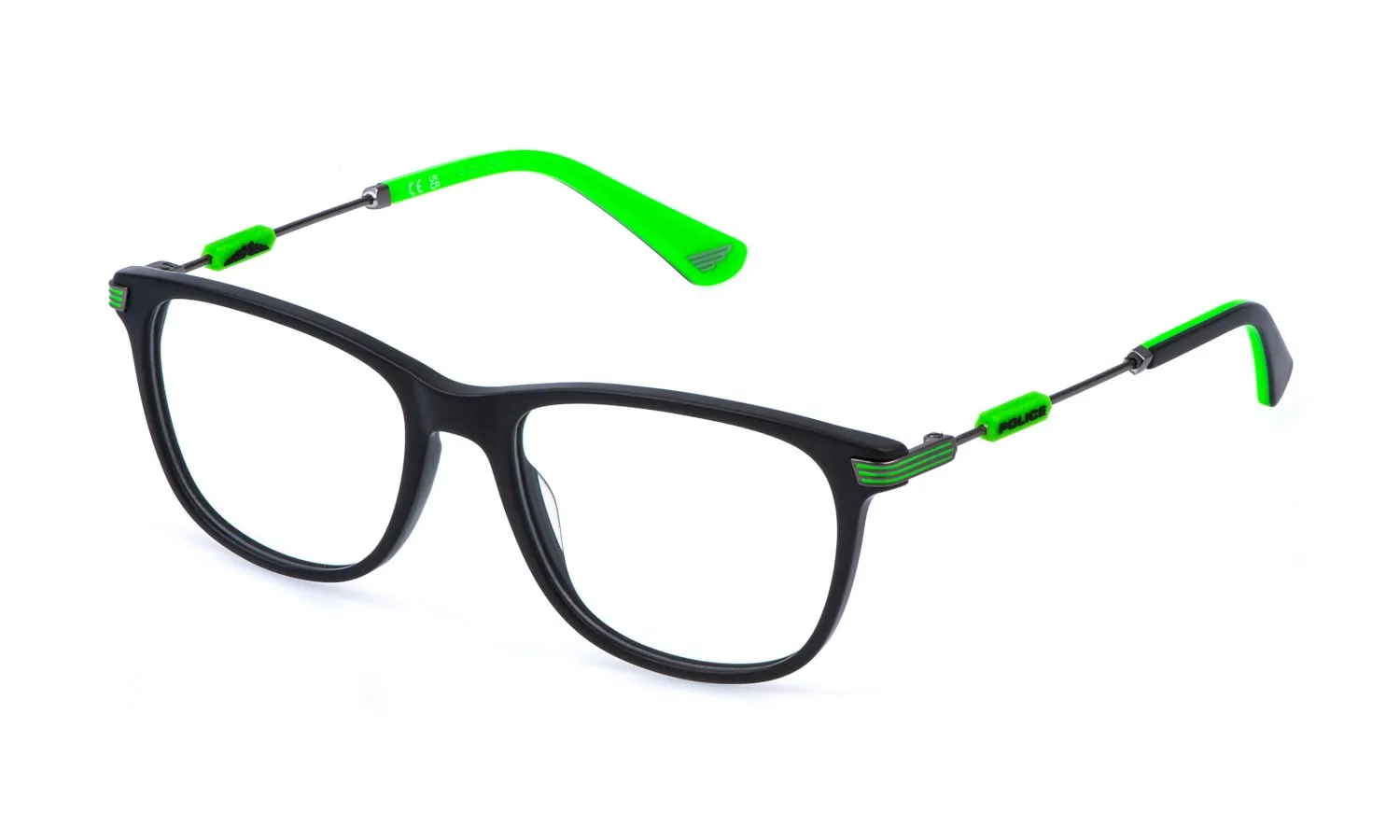 Police Junior Police VK174 SPIN JR 1 703 Montature da vista bambino Acetato Nero Squadrata - immagine 1