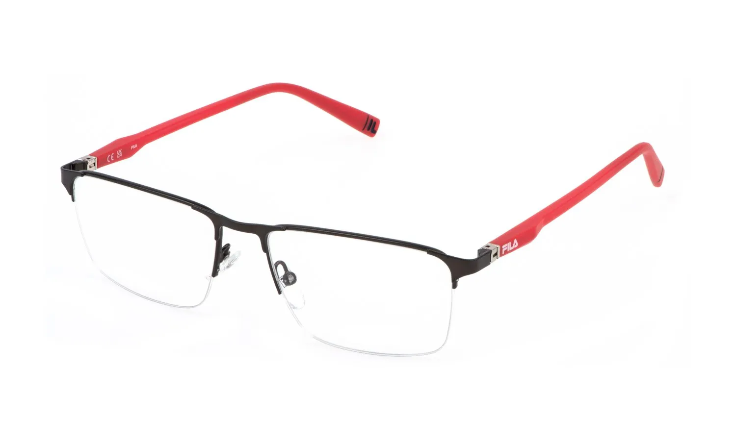Fila VFI877 627 Montature da vista Metallo Grigio Squadrata - immagine 1