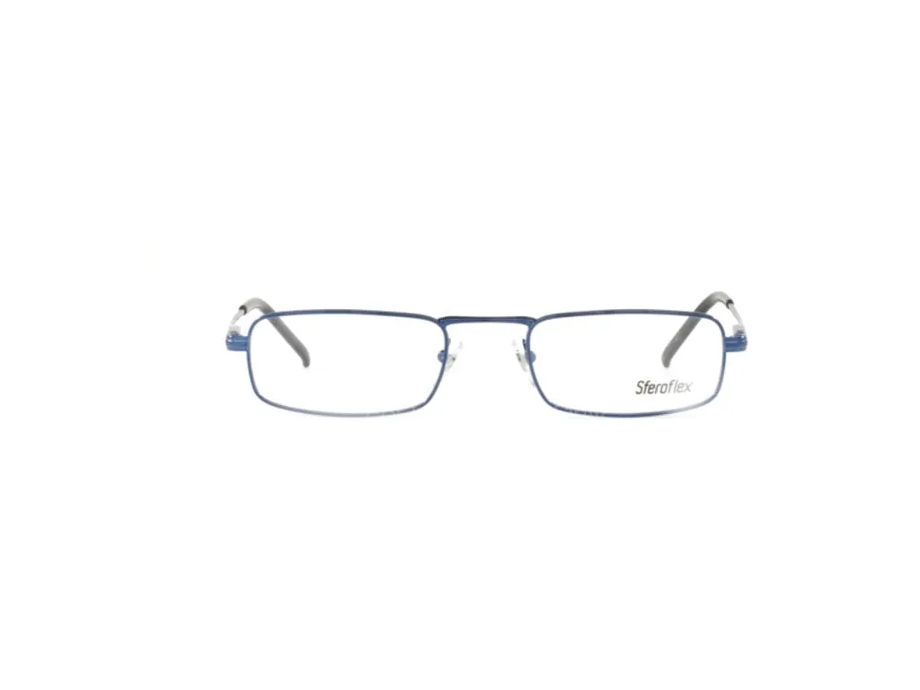 Sferoflex Uomo SF2201 277 Montature da vista Metallo Blu Squadrata - immagine 2