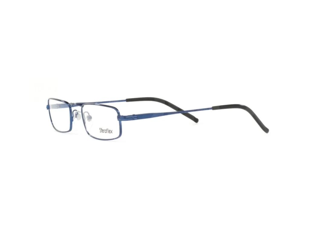 Sferoflex Uomo SF2201 277 Montature da vista Metallo Blu Squadrata - immagine 3