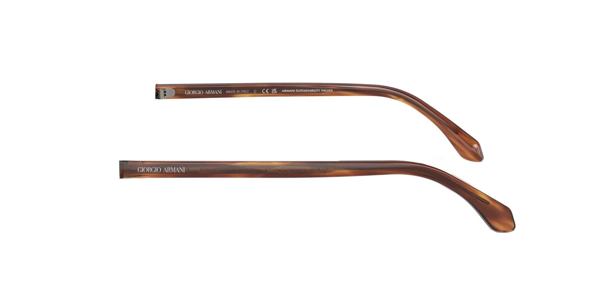 Giorgio Armani Giorgio Armani Aste di ricambio AR8219U Aste di ricambio Acetato Marrone - immagine 1