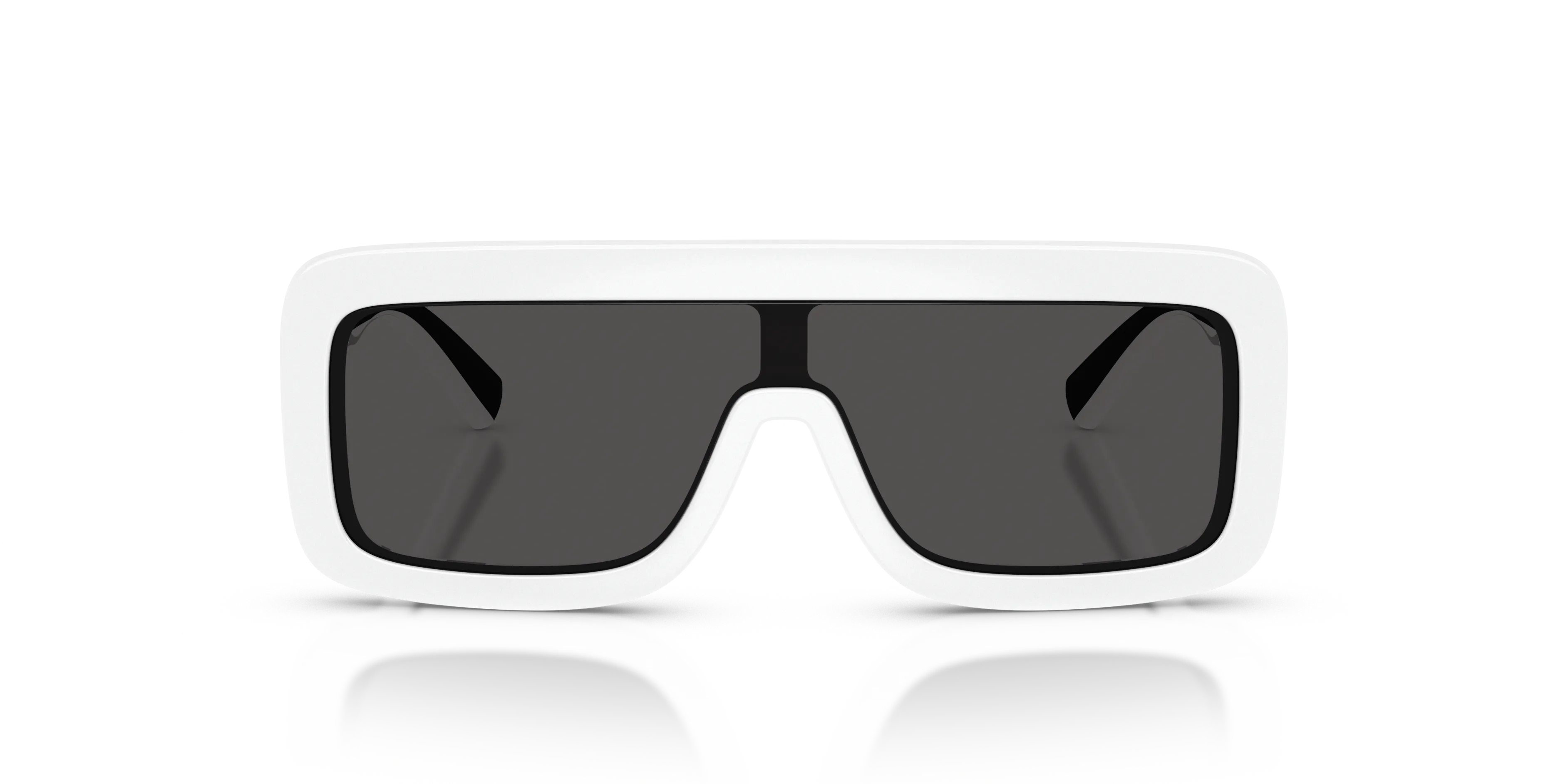 Dolce & Gabbana DX6013 331287 Occhiali da sole Iniettato Bianco Grigio Squadrata Normale - immagine 3