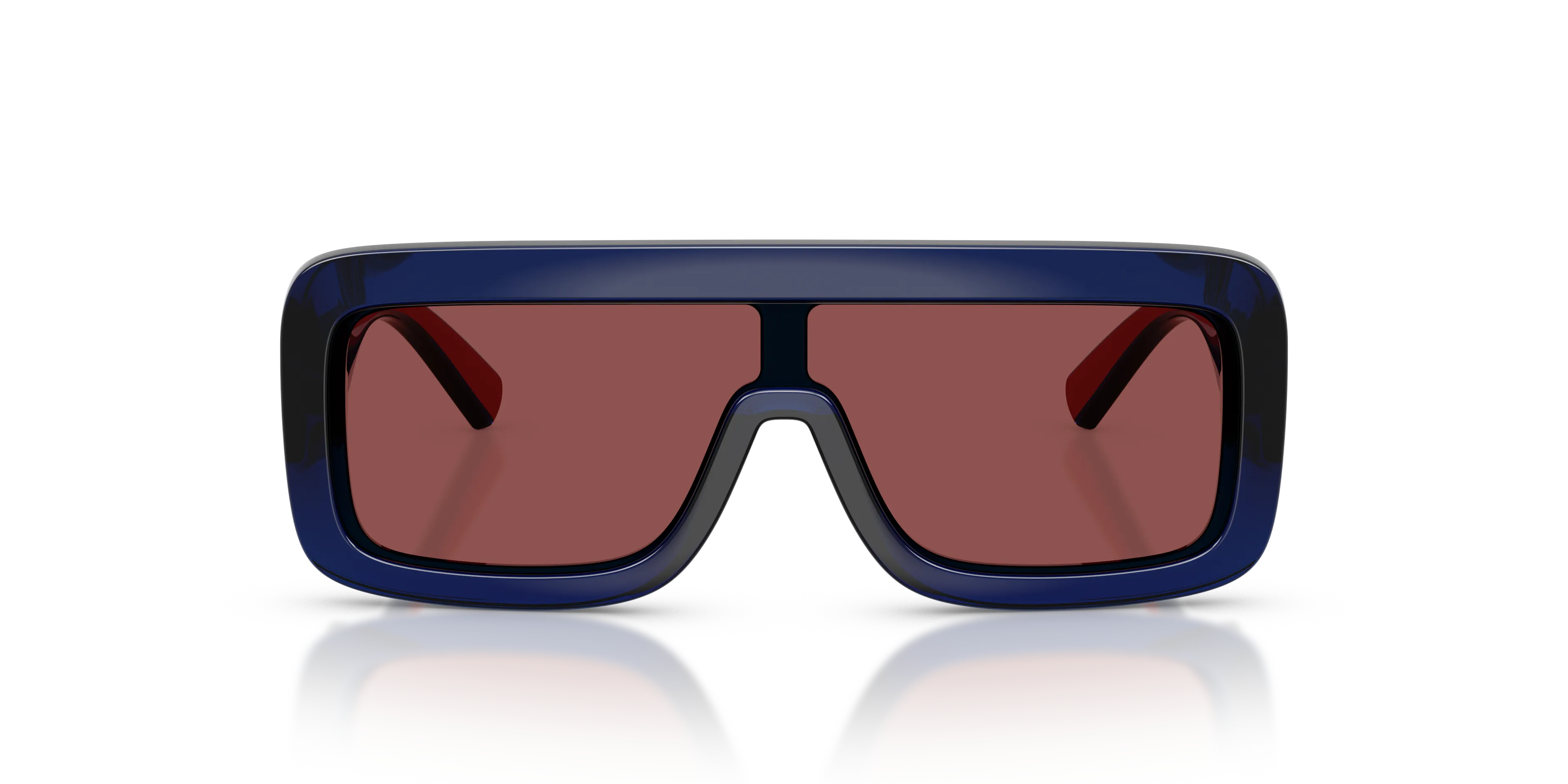Dolce & Gabbana DX6013 300975 Occhiali da sole Iniettato Blu Viola Squadrata Normale - immagine 3
