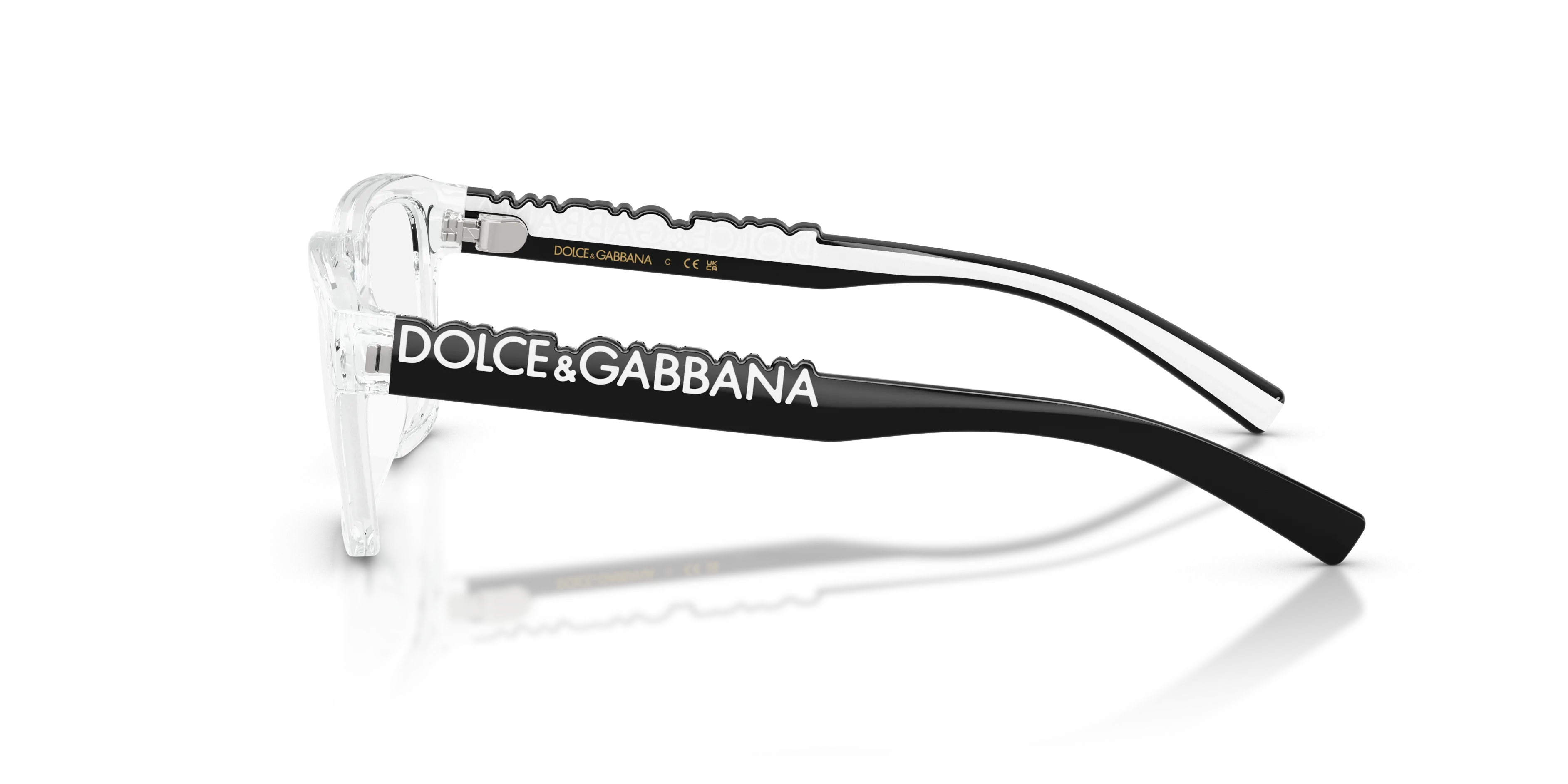 Dolce & Gabbana DX5008 3133 Montature da vista Iniettato Trasparente Squadrata Normale - immagine 4