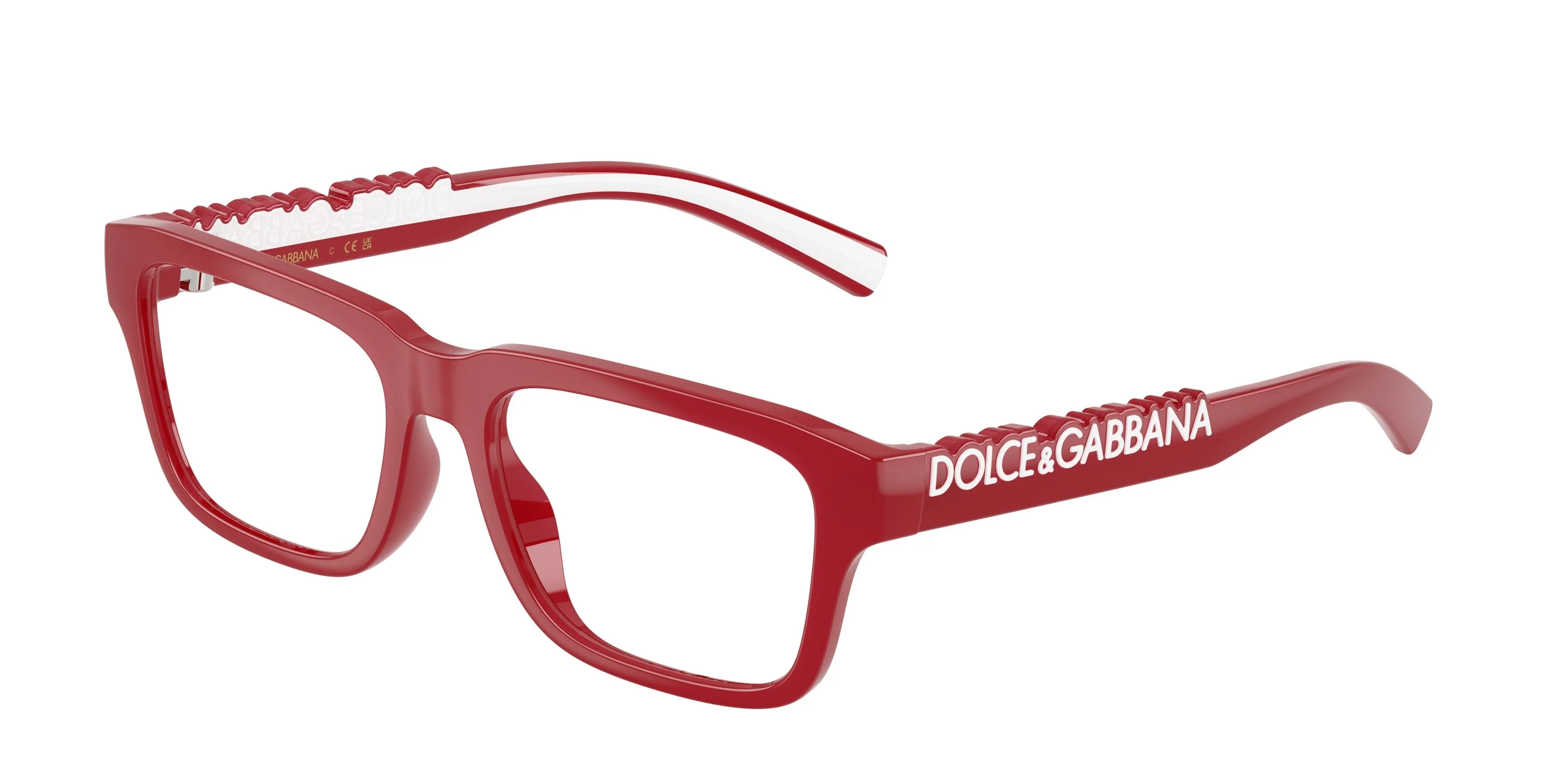Dolce & Gabbana DX5008 3088 Montature da vista Iniettato Rosso Squadrata Normale - immagine 1