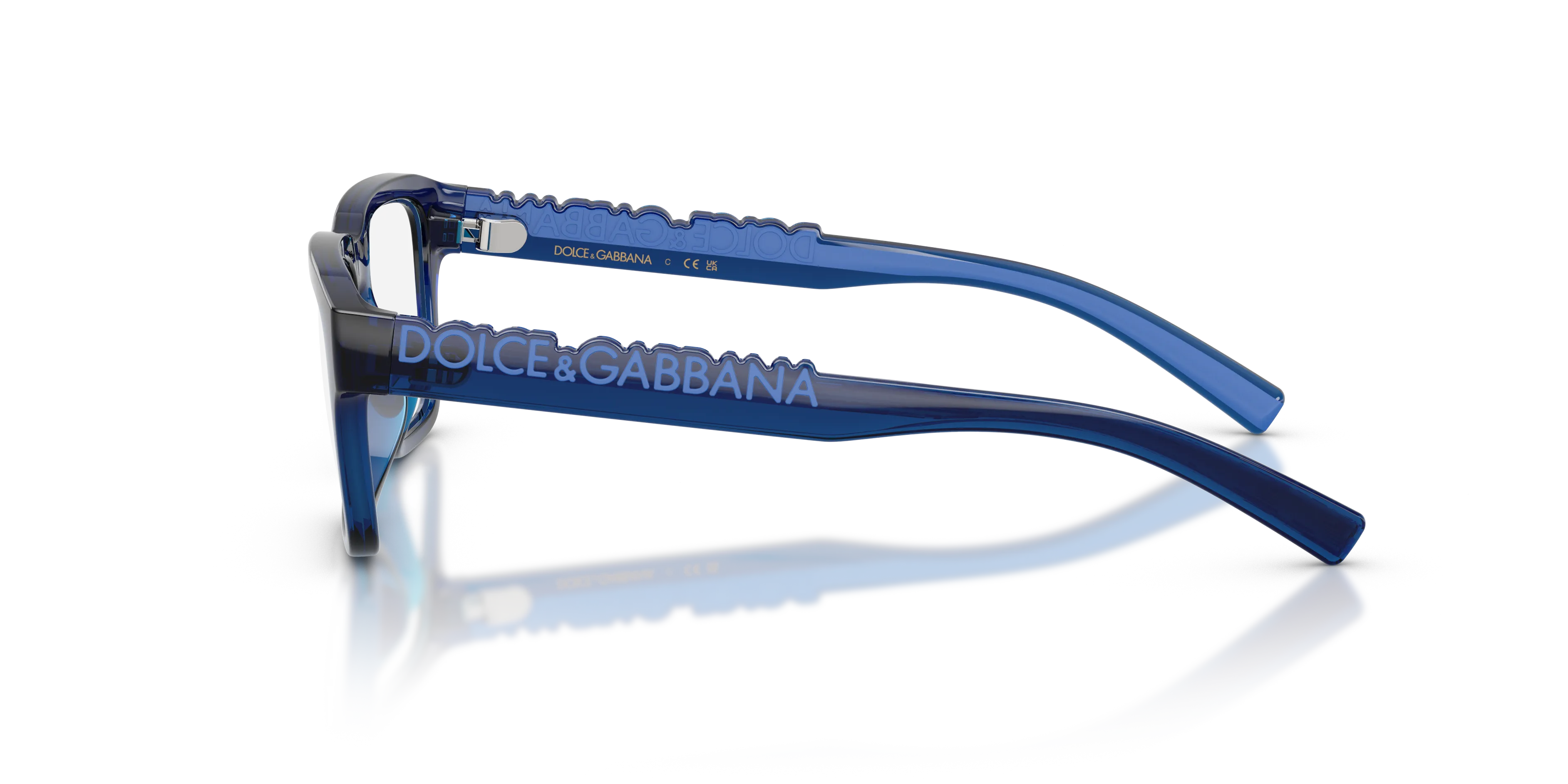 Dolce & Gabbana DX5008 3009 Montature da vista Iniettato Blu Squadrata Normale - immagine 4