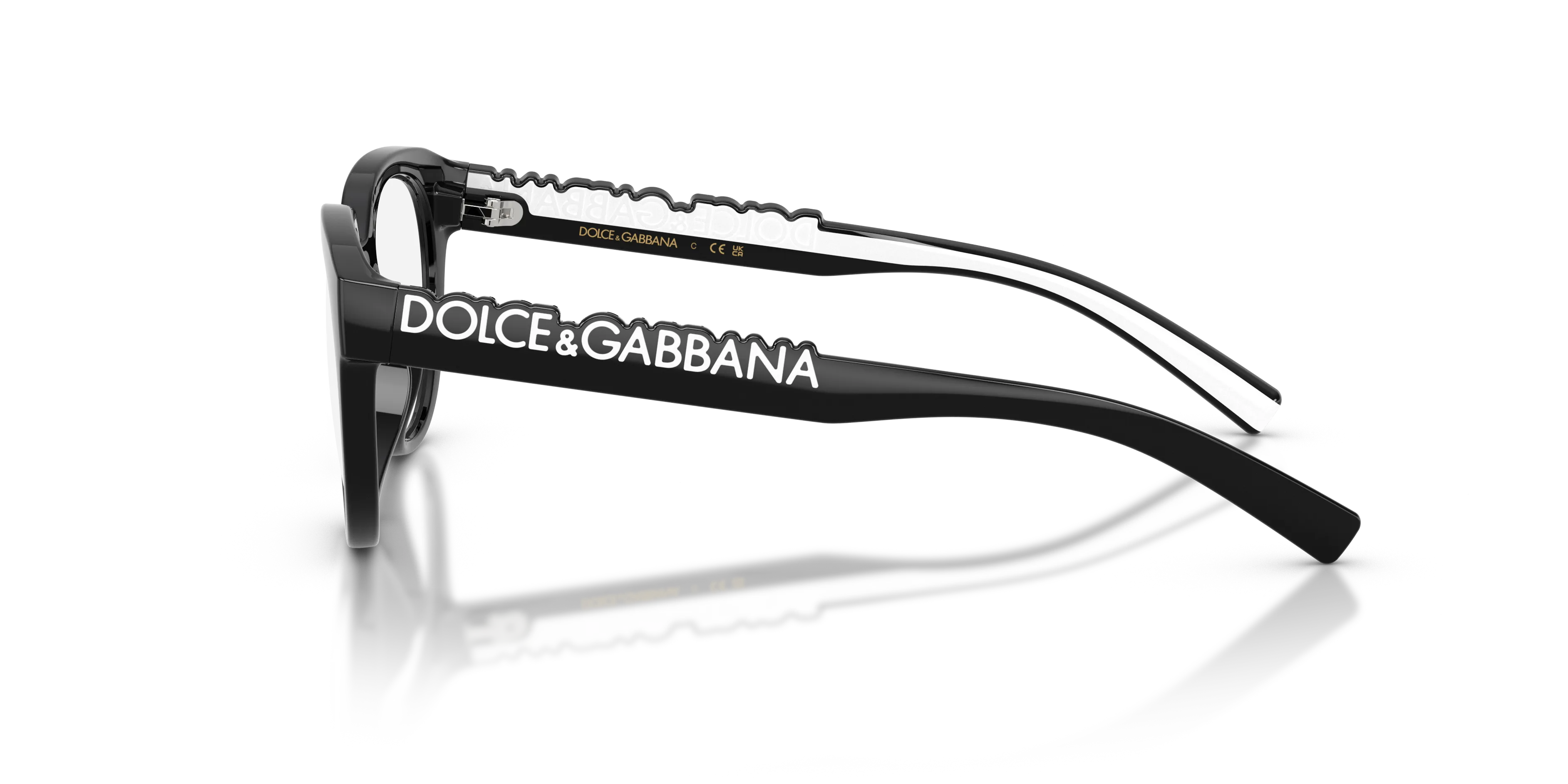 Dolce & Gabbana DX5007 501 Montature da vista Iniettato Nero Pantos Normale - immagine 4