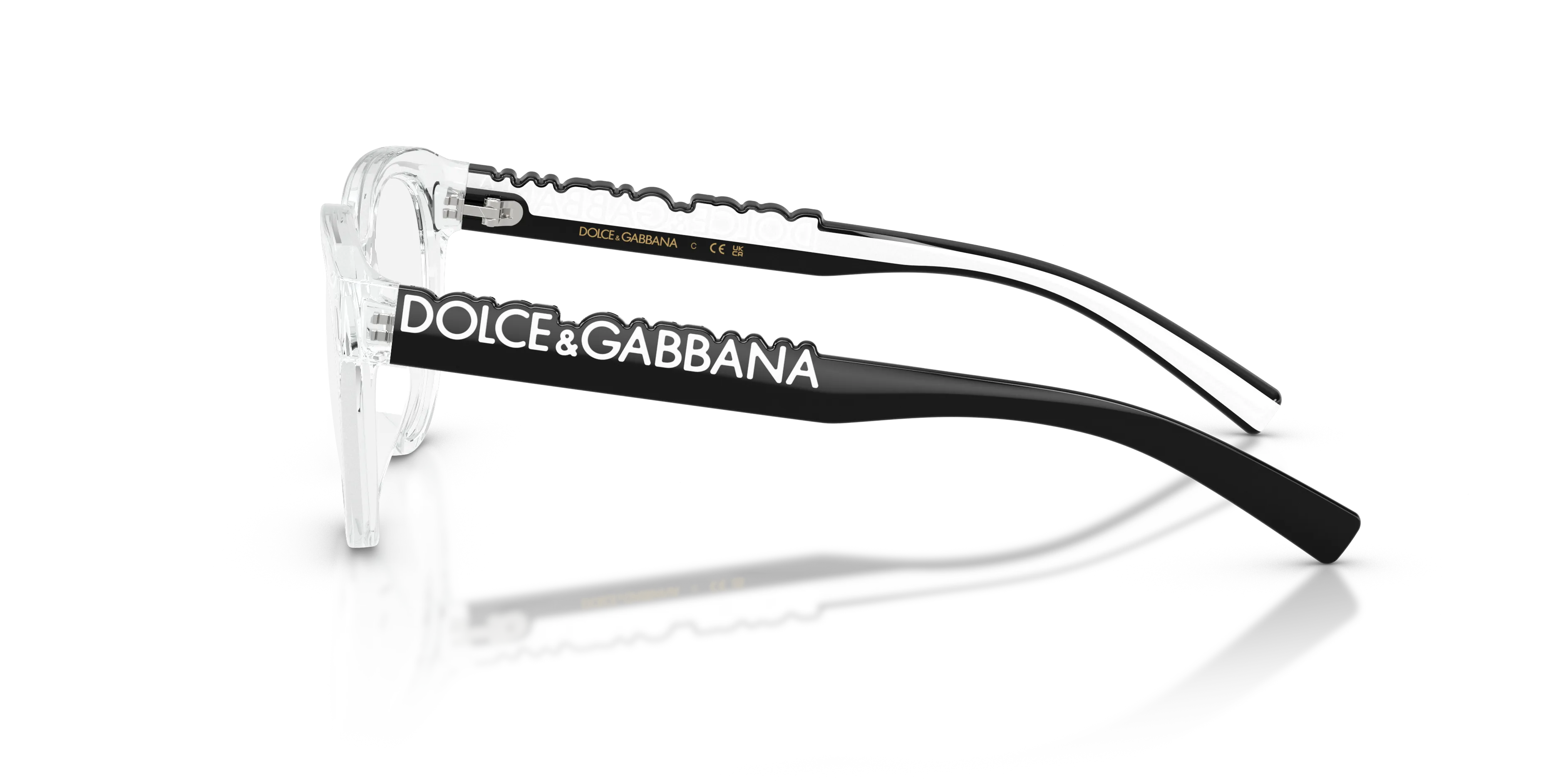 Dolce & Gabbana DX5007 3133 Montature da vista Iniettato Trasparente Pantos Normale - immagine 4