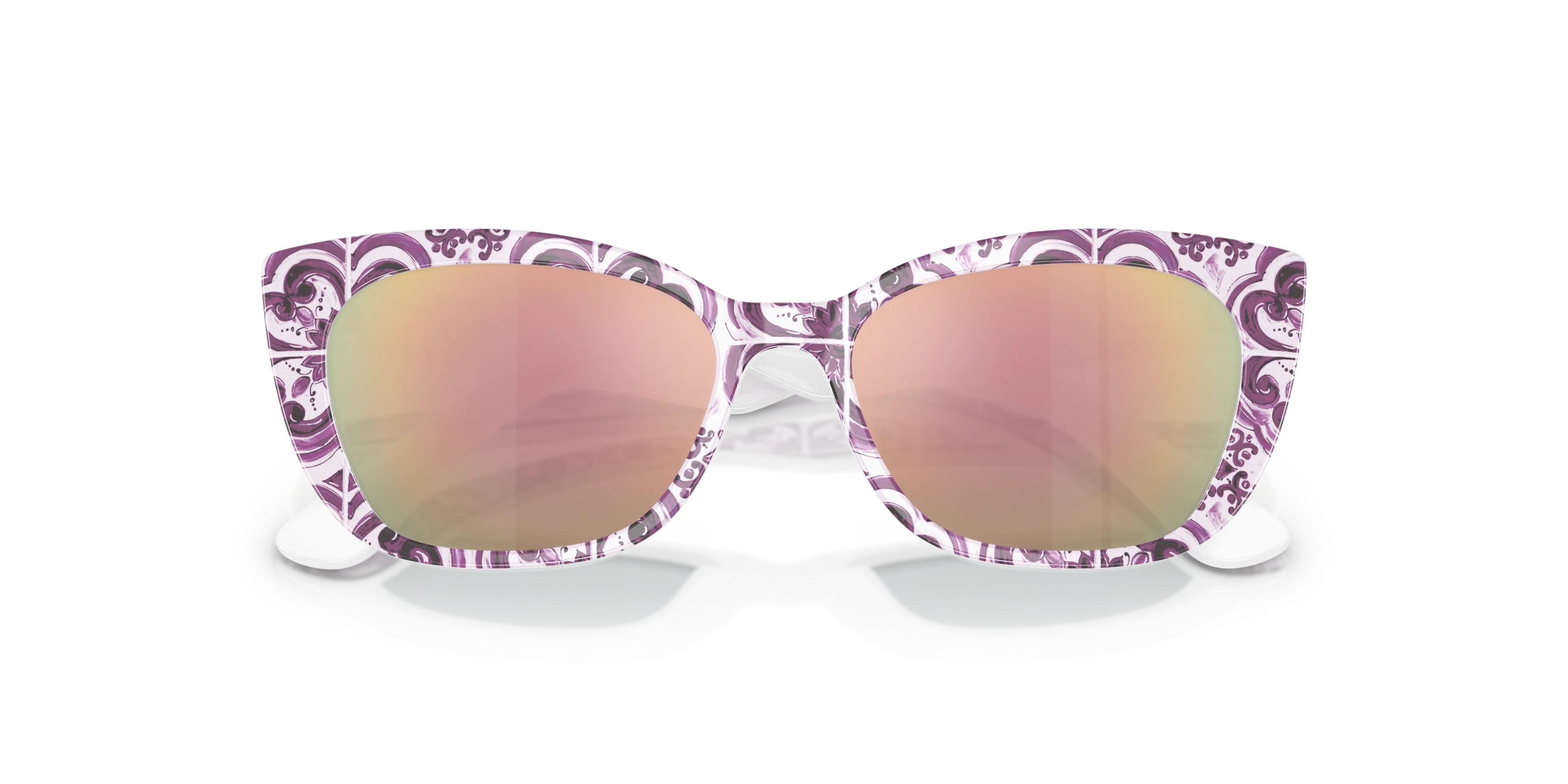 Dolce & Gabbana DX4427 34595R Occhiali da sole Acetato Multi-colore Grigio Cat Eye Normale - immagine 2