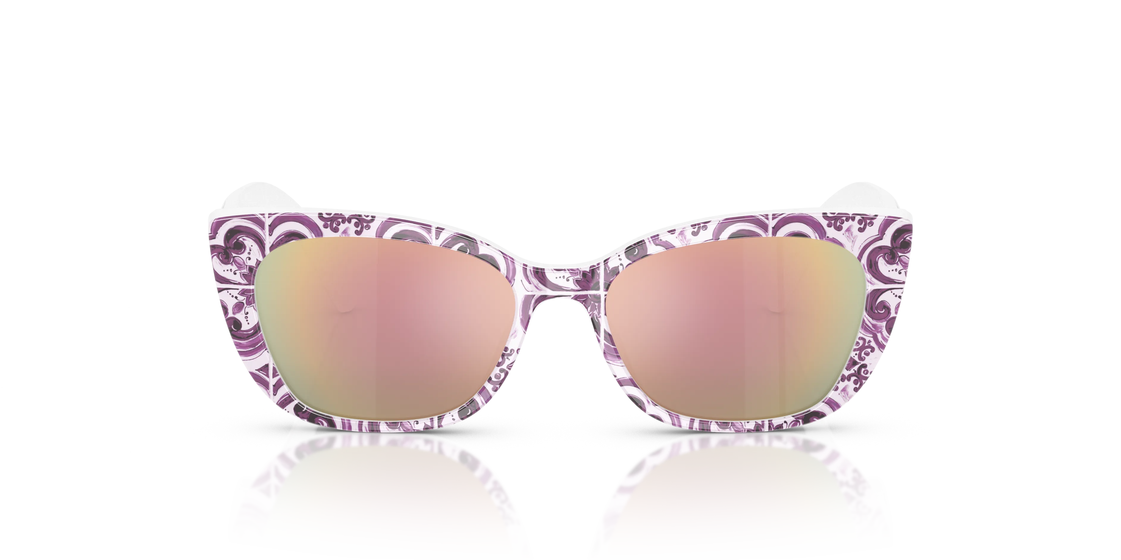 Dolce & Gabbana DX4427 34595R Occhiali da sole Acetato Multi-colore Grigio Cat Eye Normale - immagine 3