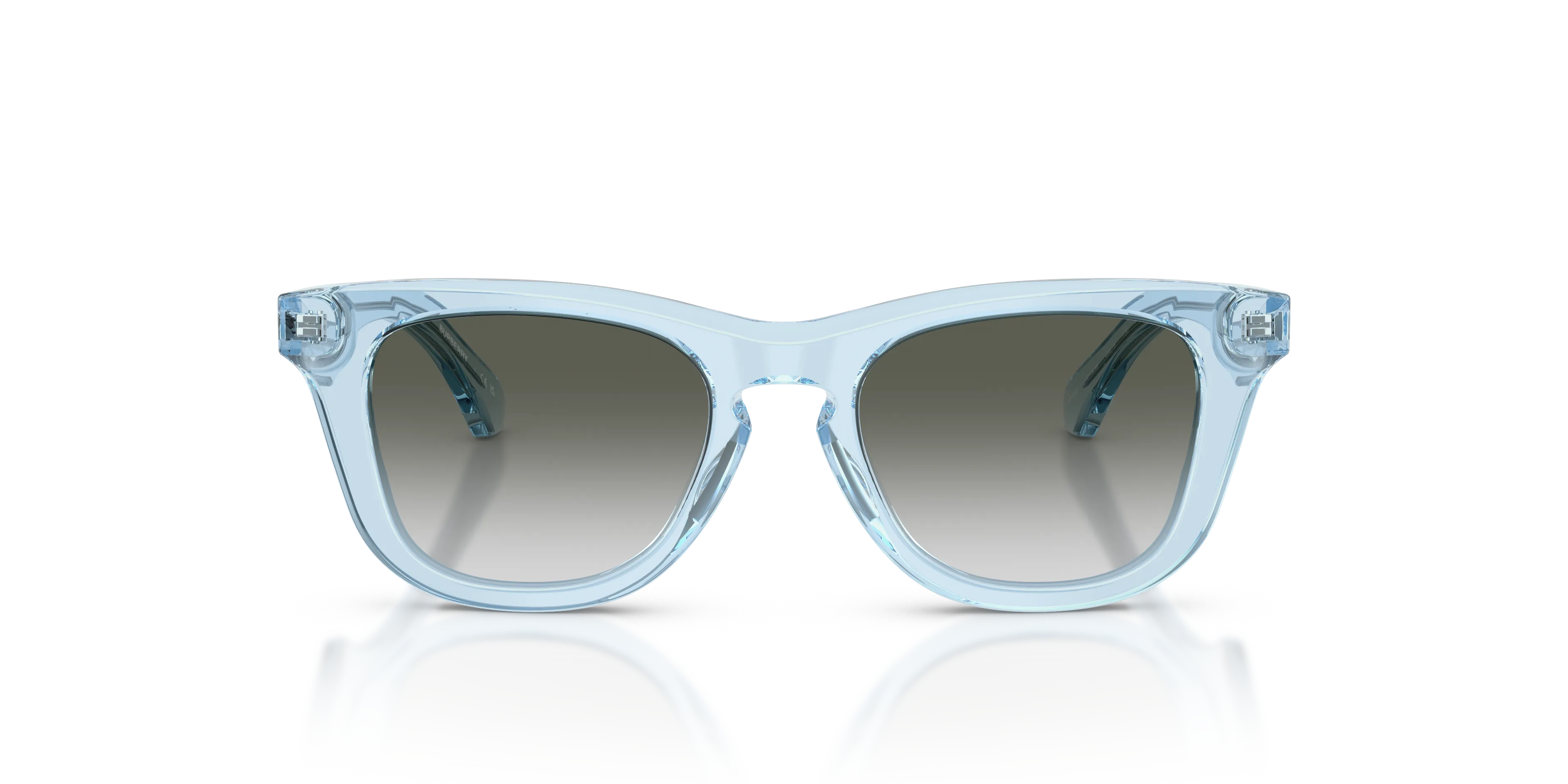Burberry JB4002 42158E Occhiali da sole Acetato Blu Squadrata Normale Sfumato - immagine 3