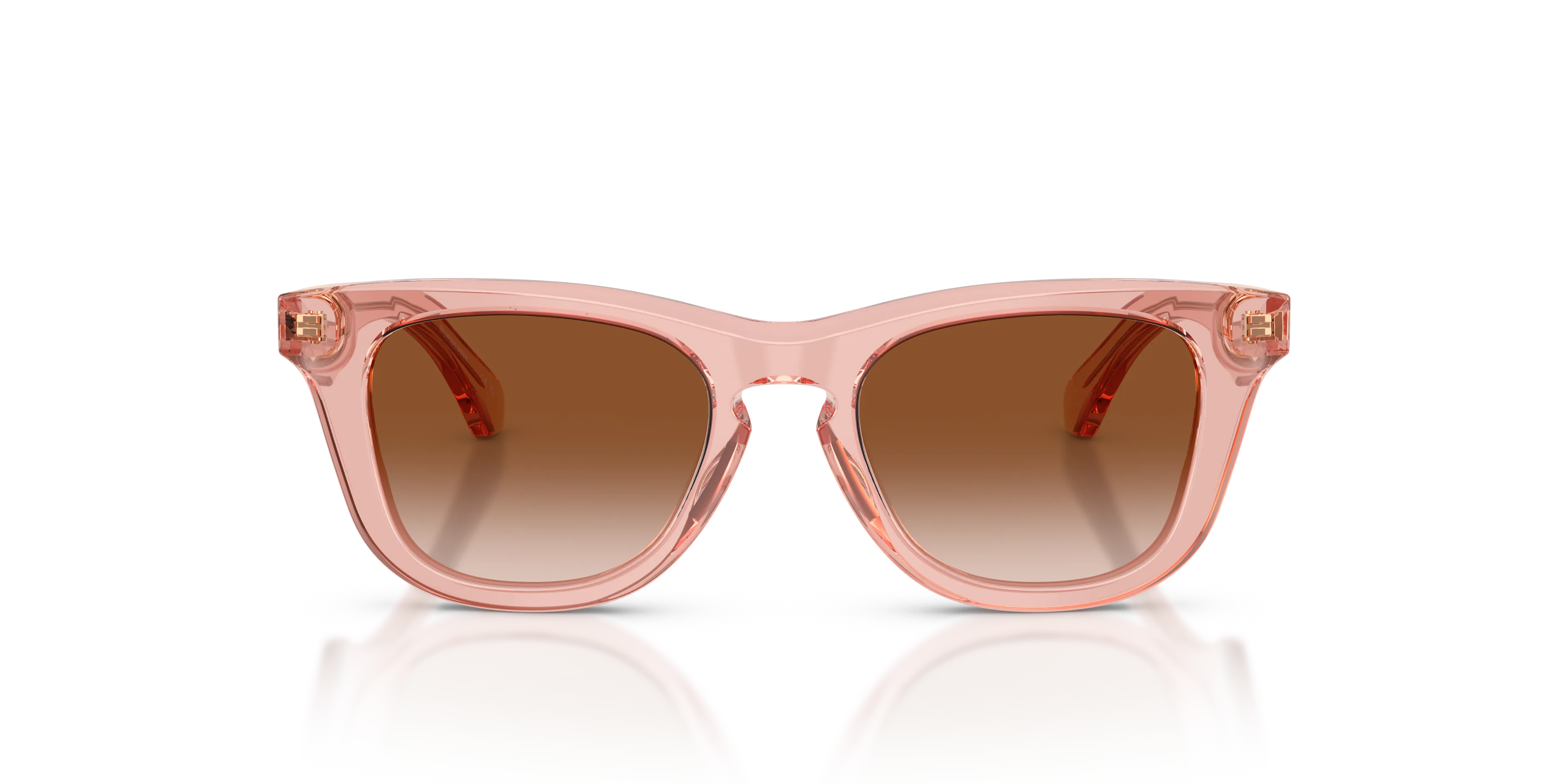 Burberry JB4002 421413 Occhiali da sole Acetato Rosa Marrone Squadrata Normale Sfumato - immagine 3