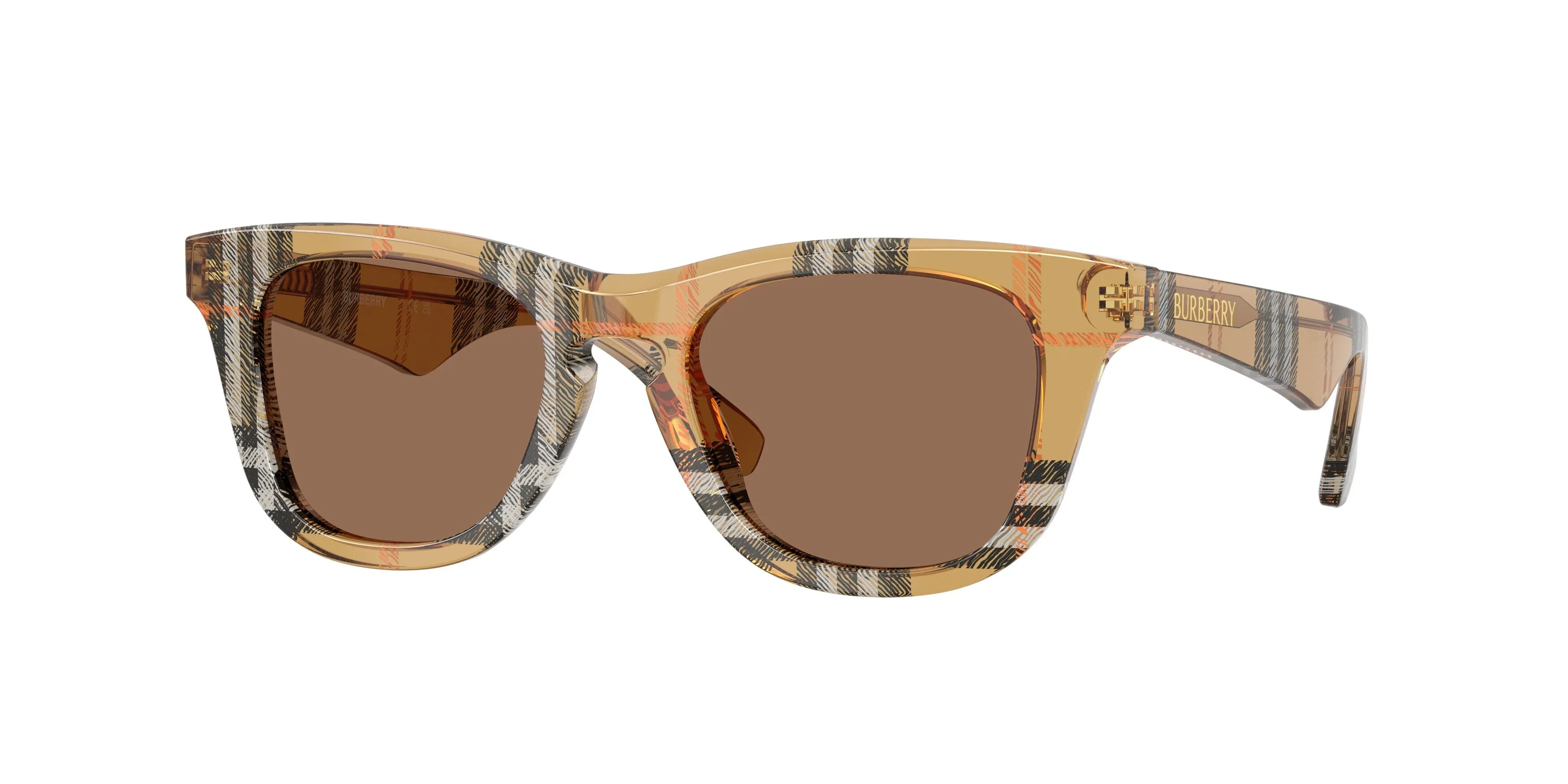 Burberry JB4002 416373 Occhiali da sole Acetato Marrone Marrone Squadrata Normale - immagine 1