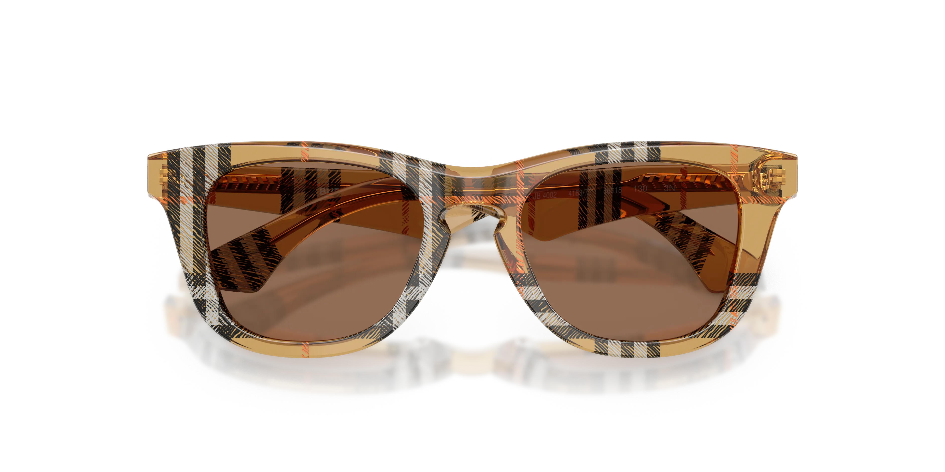 Burberry JB4002 416373 Occhiali da sole Acetato Marrone Marrone Squadrata Normale - immagine 2