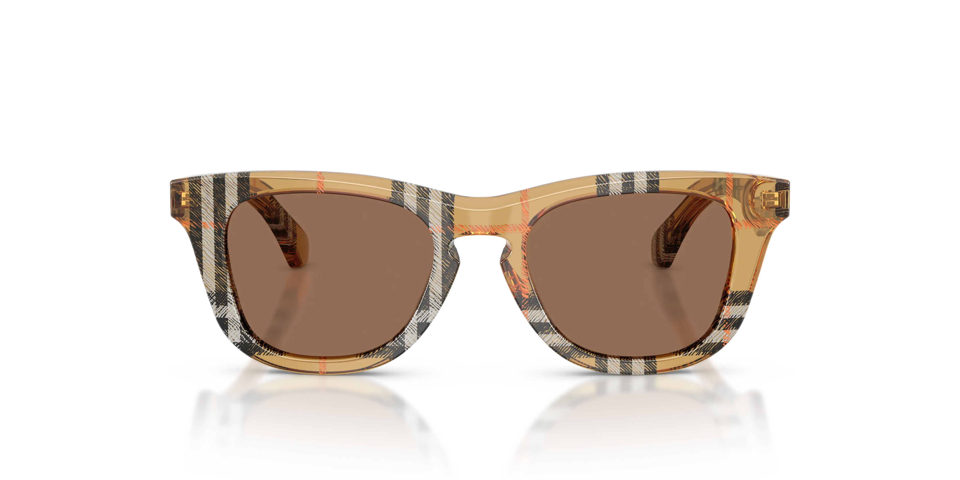 Burberry JB4002 416373 Occhiali da sole Acetato Marrone Marrone Squadrata Normale - immagine 3