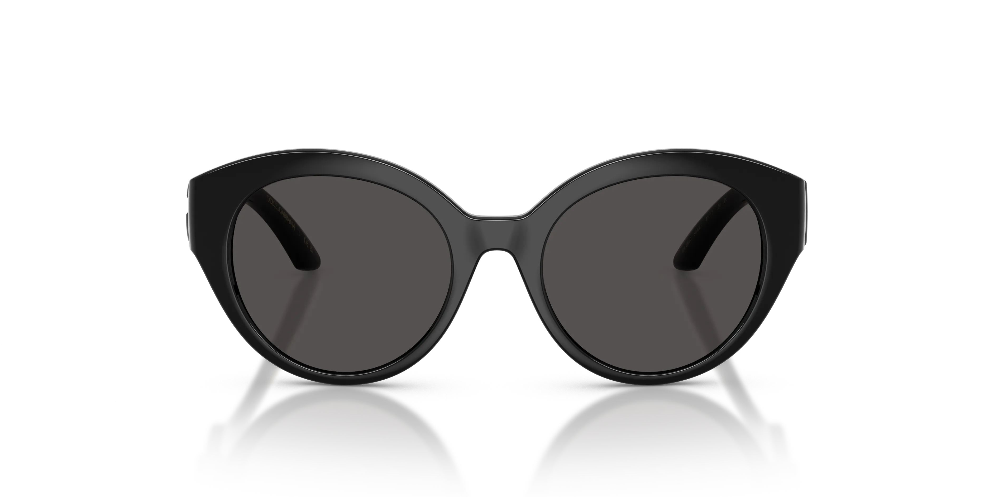 Dolce & Gabbana DX6010 501/87 Occhiali da sole Iniettato Nero Grigio Farfalla Normale - immagine 3