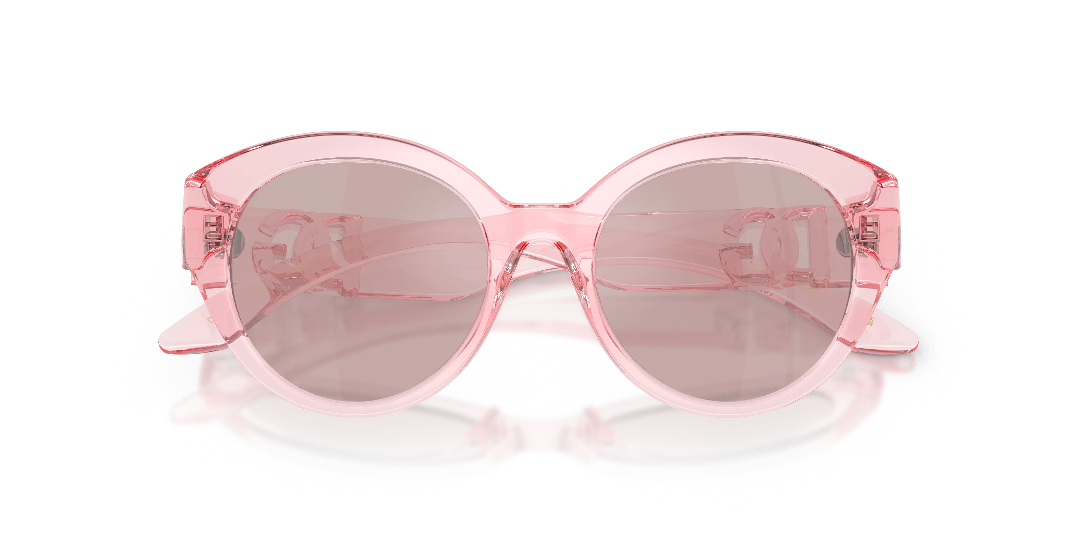 Dolce & Gabbana DX6010 3098VS Occhiali da sole Iniettato Rosa Viola Farfalla Normale - immagine 2