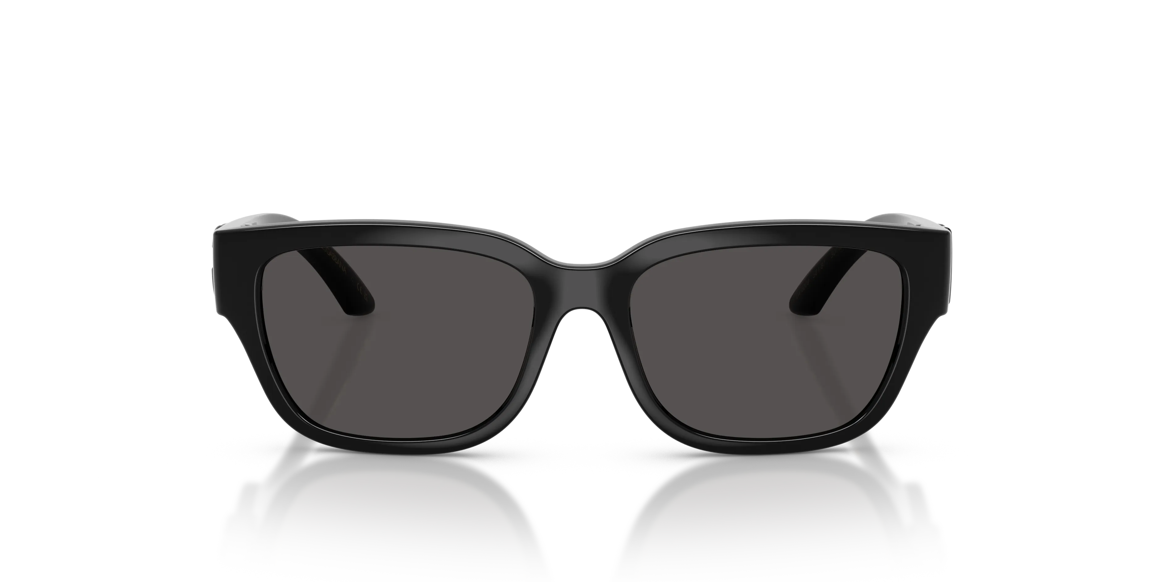 Dolce & Gabbana DX6009 501/87 Occhiali da sole Iniettato Nero Grigio Squadrata Normale - immagine 3